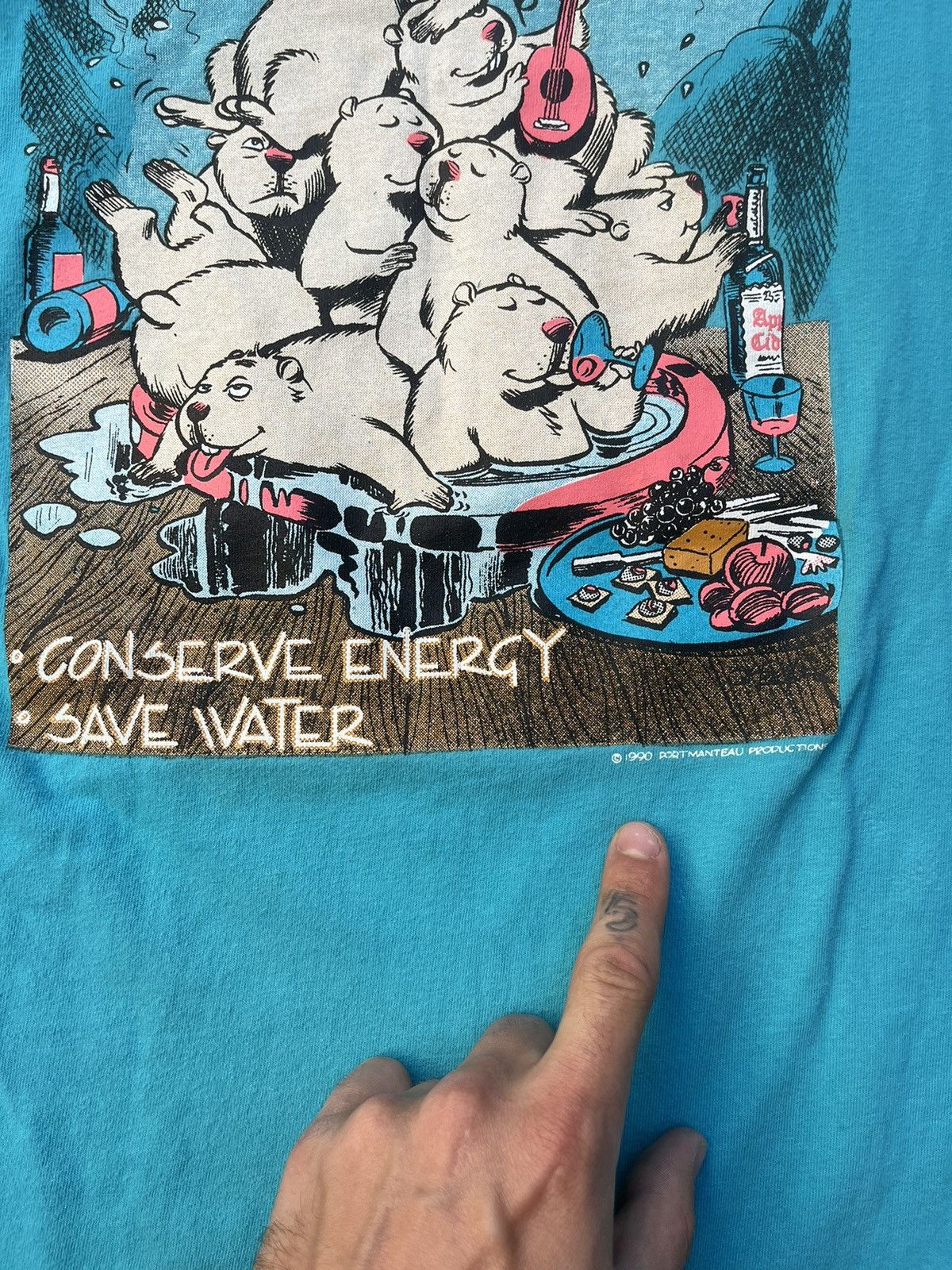 Niche × Vintage Vintage Single Stitch Recycle! Tee Shirt Size US XL / EU 56 / 4 - 7 Thumbnail