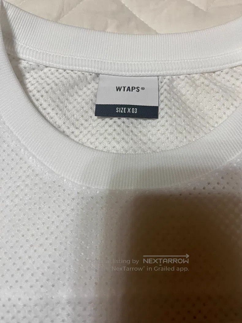 Wtaps Wtaps Letter mesh sports short-sleeve jersey T-shirt, whit Size US L / EU 52-54 / 3 - 3 Thumbnail