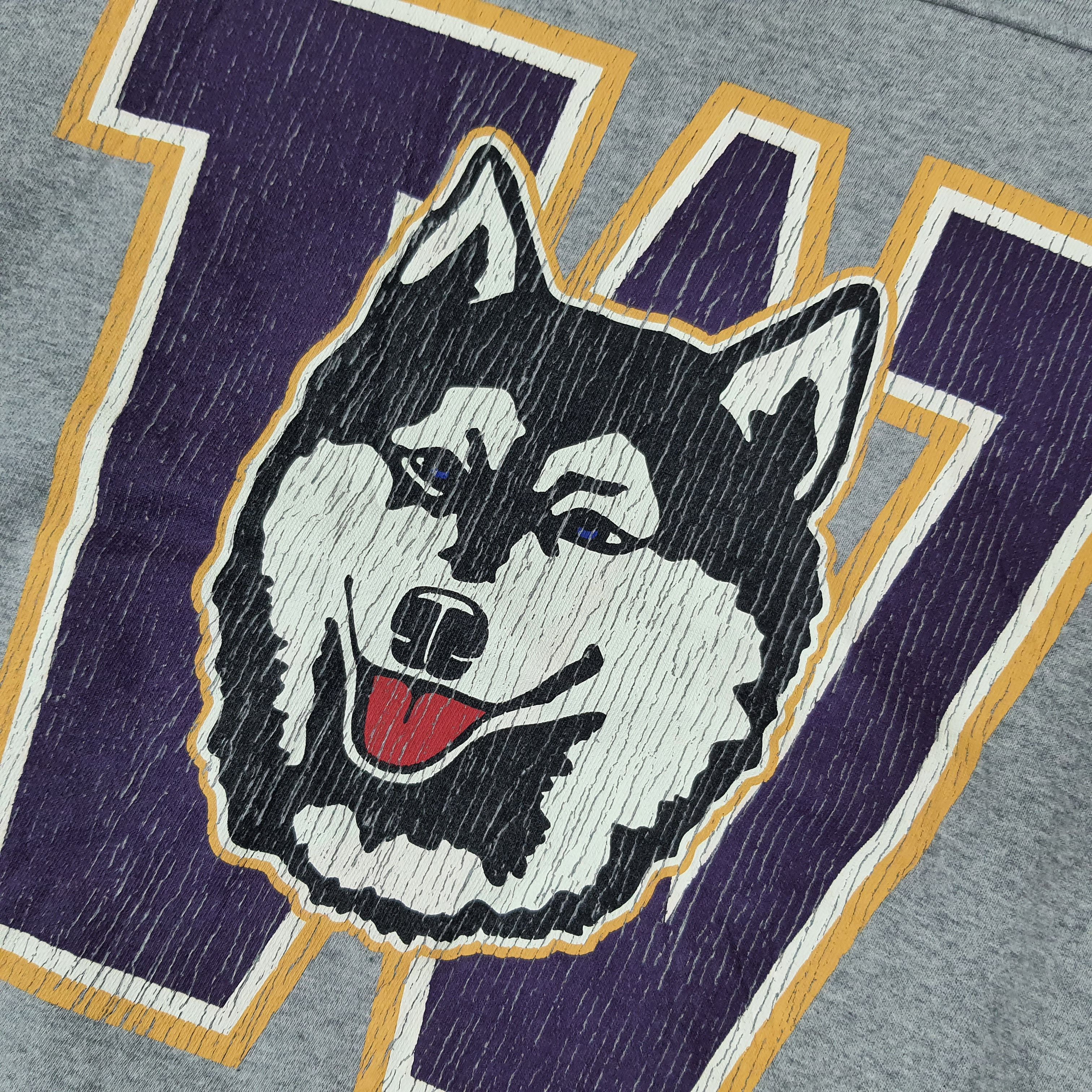 Vintage Vintage Washington Huskies Football Team Sweatshirt C262N4 Size US XL / EU 56 / 4 - 3 Thumbnail