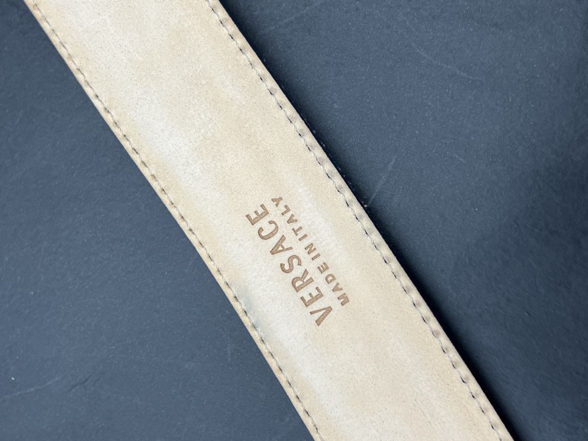 Versace Versace Blue Monogram Belt Size 32 - 6 Thumbnail