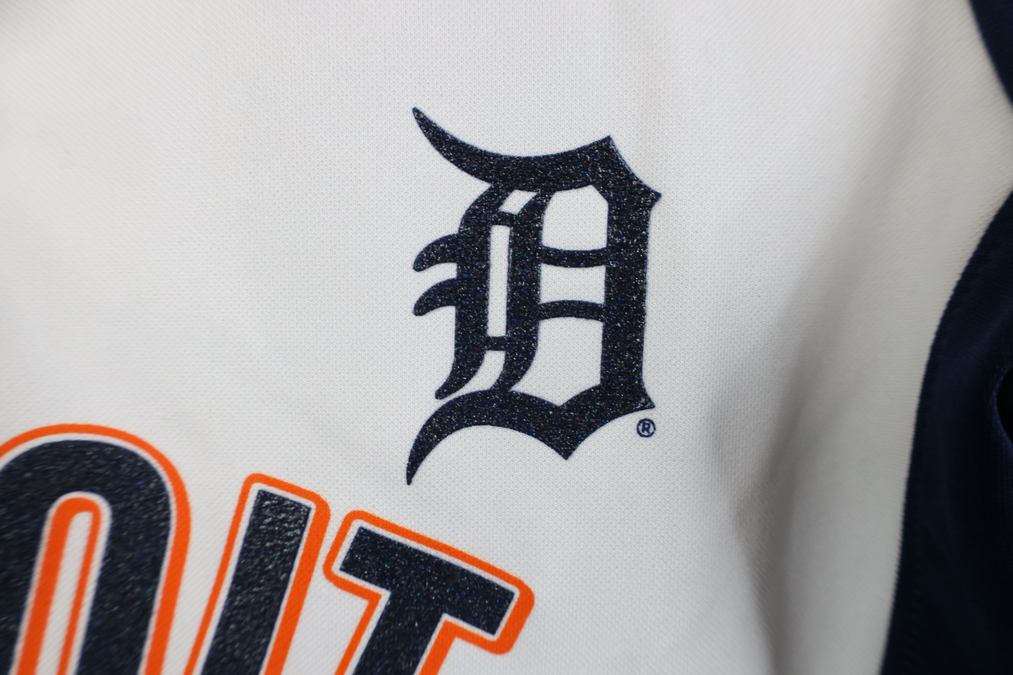 Vintage Deadstock Y2K MLB Tigers Baseball Jersey T-Shirt White Size M / US 6-8 / IT 42-44 - 6 Thumbnail