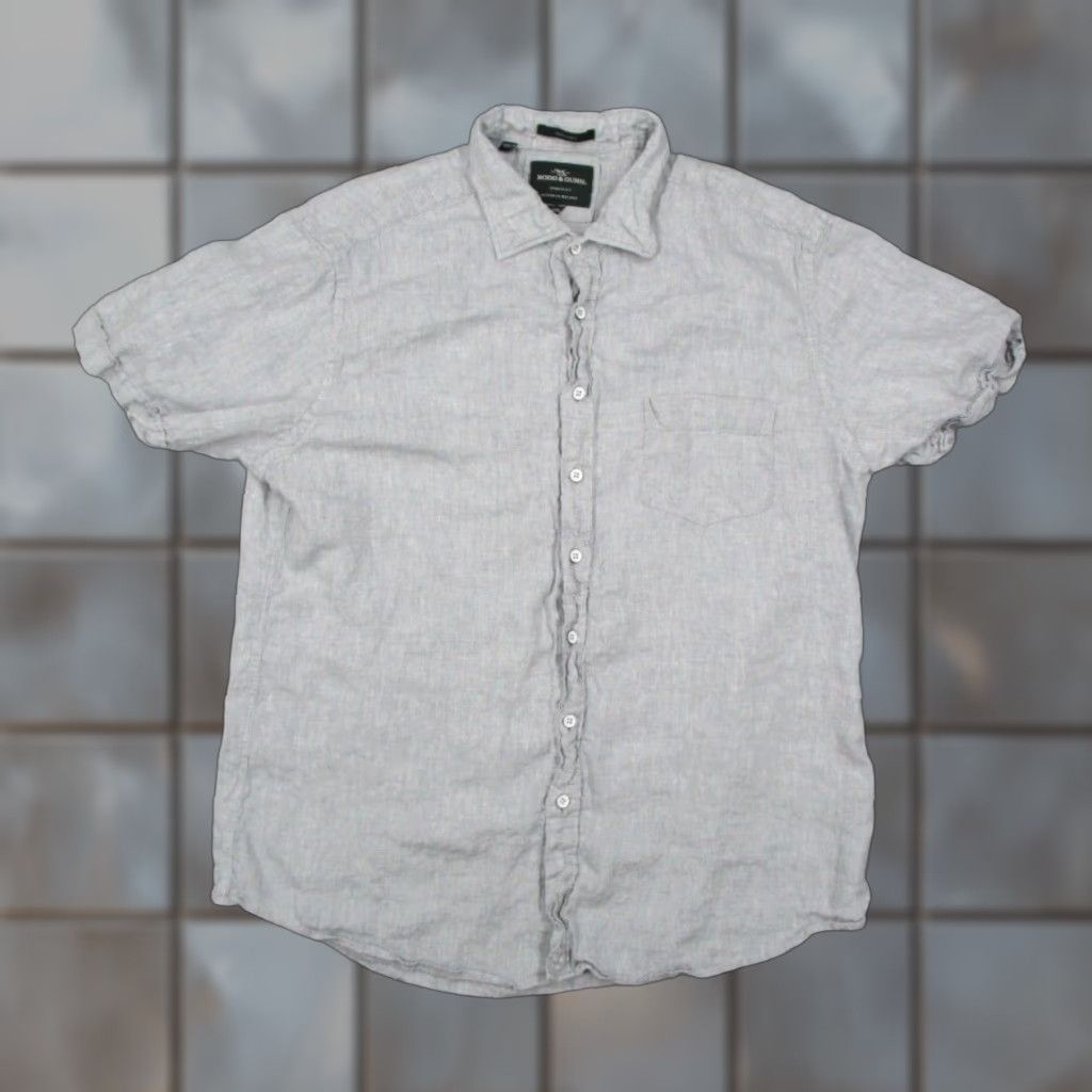 Rodd & Gunn Rodd Gunn Shirt Mens 2XL Gray Linen Button Up Casual Workwear Size US XXL / EU 58 / 5 - 1 Thumbnail