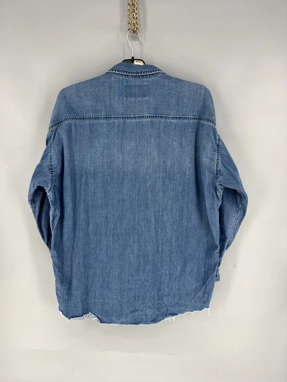 Carhartt Vintage Carhartt WIP Denim Weldon Shirt Washed Blue Size US M / EU 48-50 / 2 - 10 Thumbnail