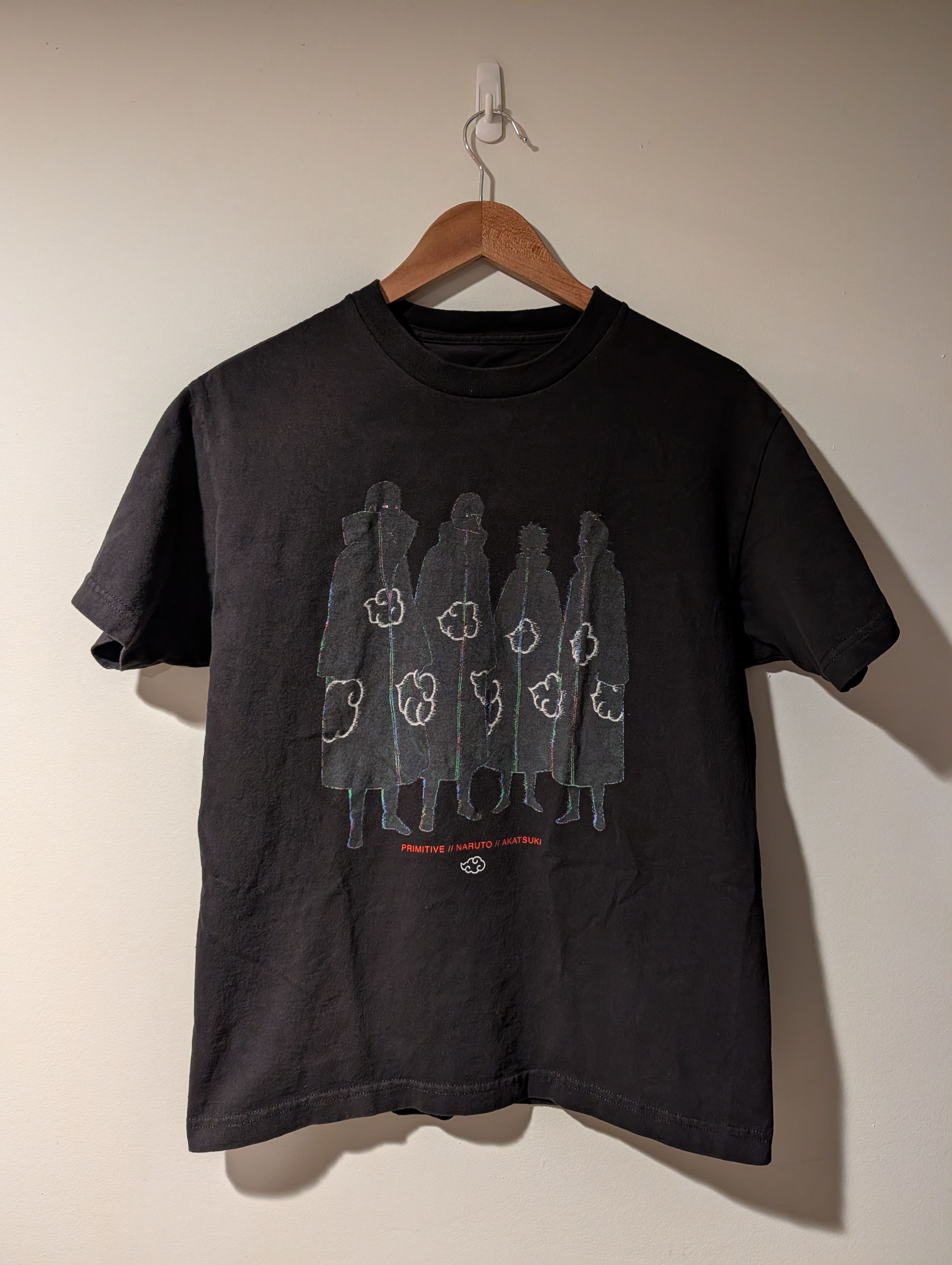 Primitive Naruto Primitive Akatsuki Anime Cartoon Black Medium T-Shirt ...
