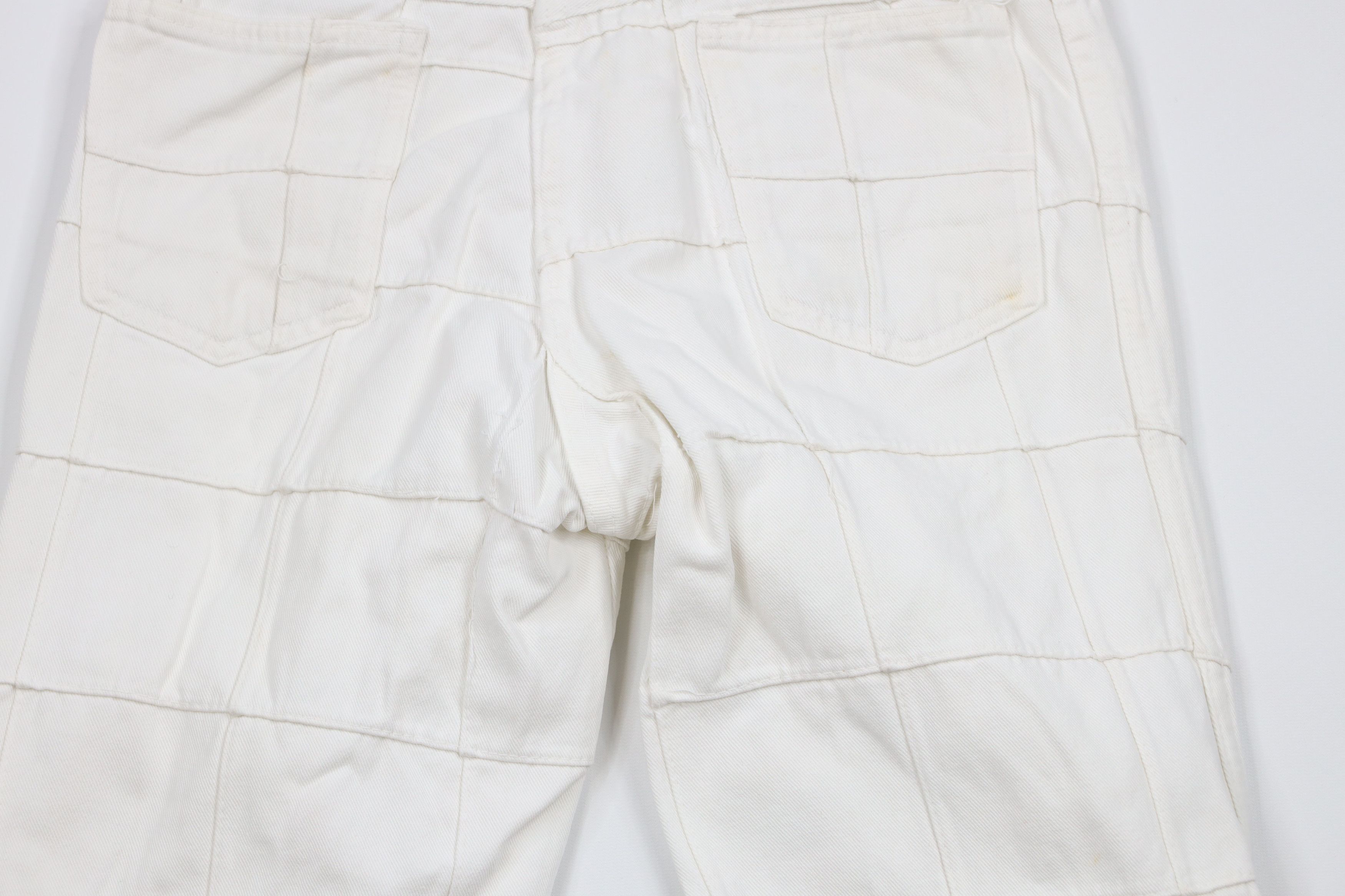 Vintage Vintage 70s Streetwear Patchwork Bell Bottoms Jeans White Size US 30 / EU 46 - 13 Thumbnail