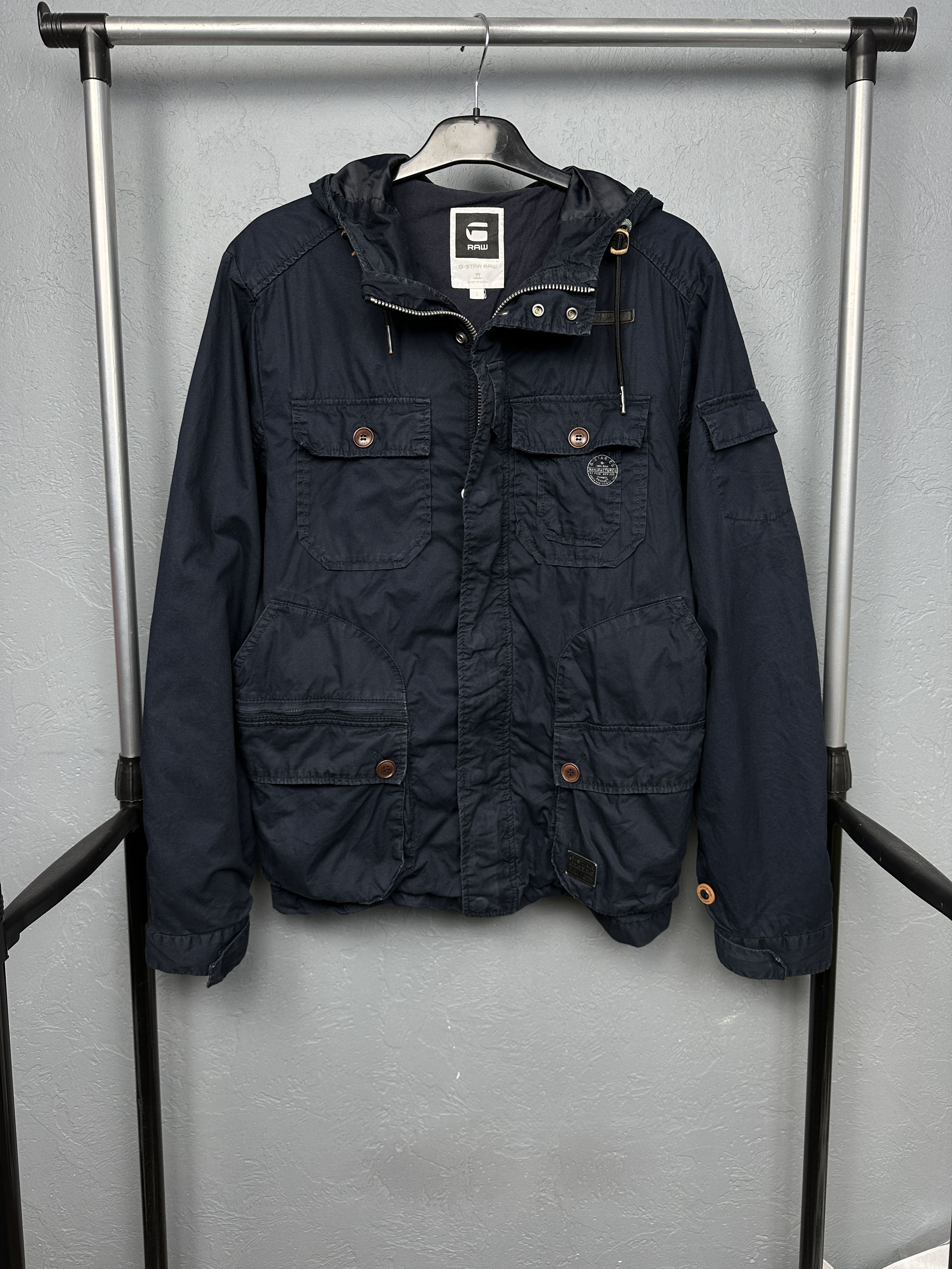 G-Star G Star Raw Mens Haines Hooded Jacket Size US L / EU 52-54 / 3 - 1 Thumbnail