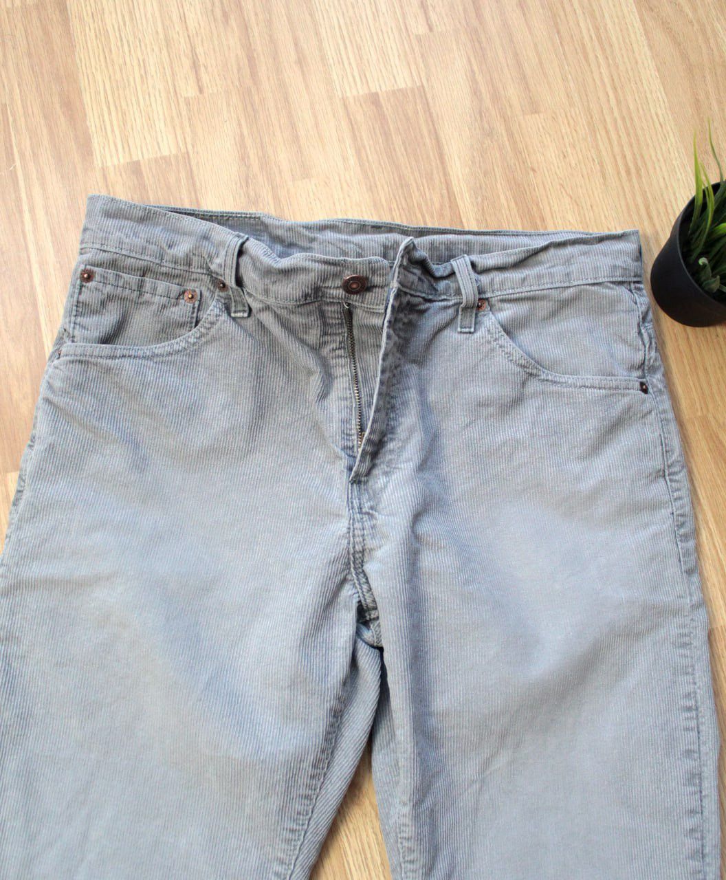 Levi's × Vintage 🔥 Y2K Vintage Levi’s 507 Grey Bootcut Corduroy Pants 32x32 Size US 32 / EU 48 - 6 Thumbnail