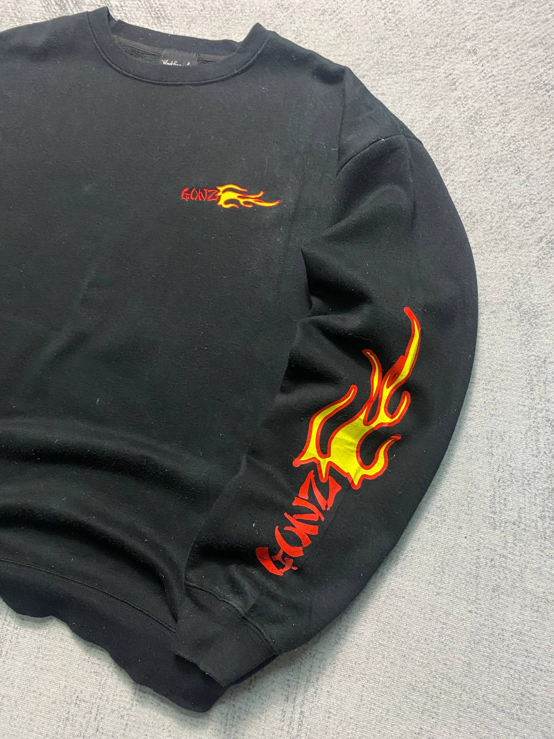 Thrasher Mark Gonzalez Flame Tattoo Sleeves Sweatshirt Size US L / EU 52-54 / 3 - 3 Thumbnail