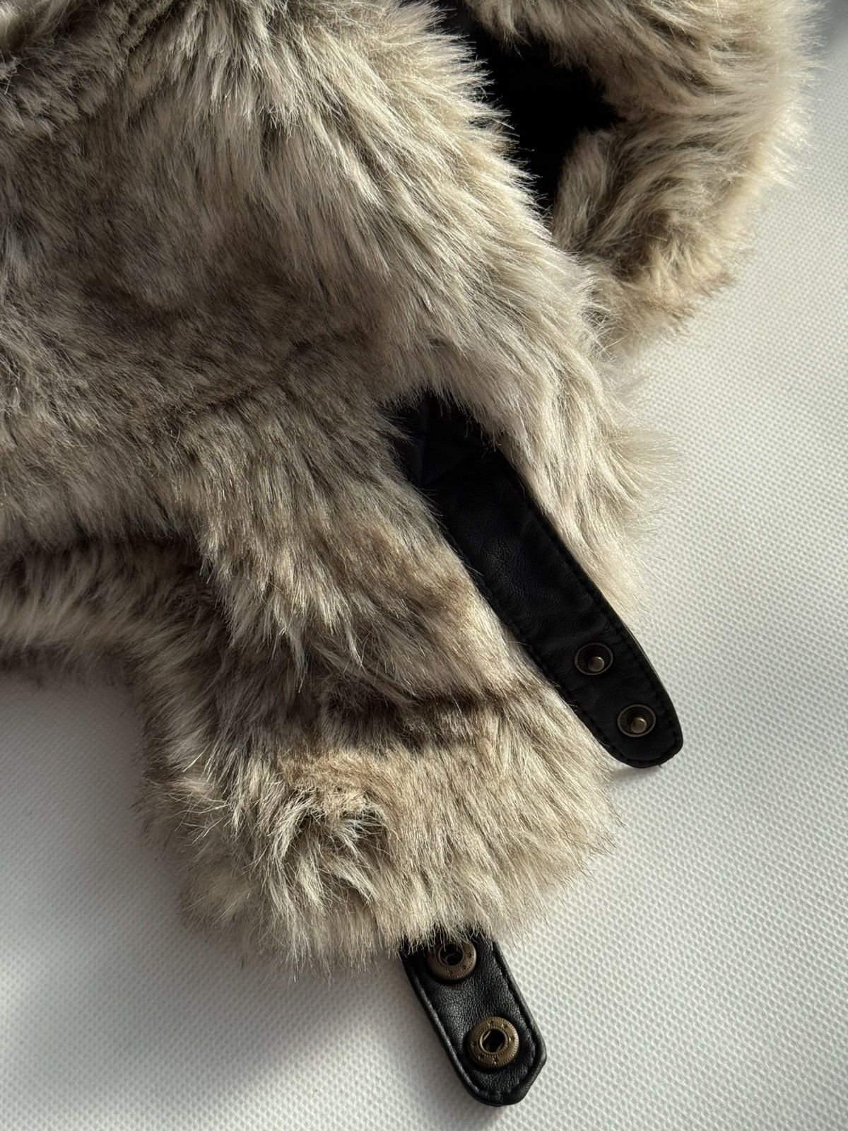 Japanese Brand Vintage Mask Fuzzy Faux Fur Trapper Ushanka Hat OS Size ONE SIZE - 7 Thumbnail