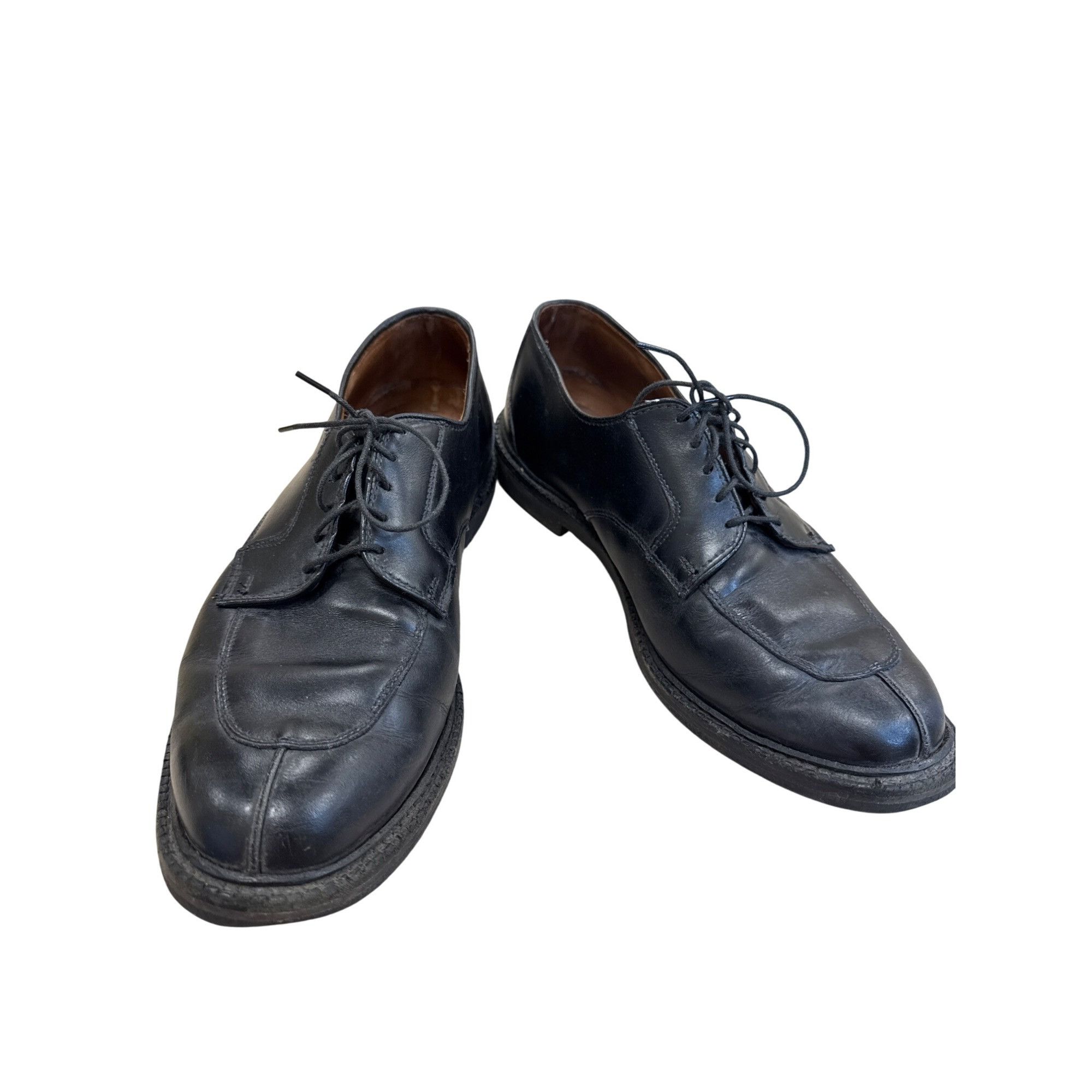 Allen Edmonds Allen Edmonds Mens Black Leather Derby Oxfords Size 9.5D SKU Size US 9.5 / EU 42-43 - 12 Thumbnail
