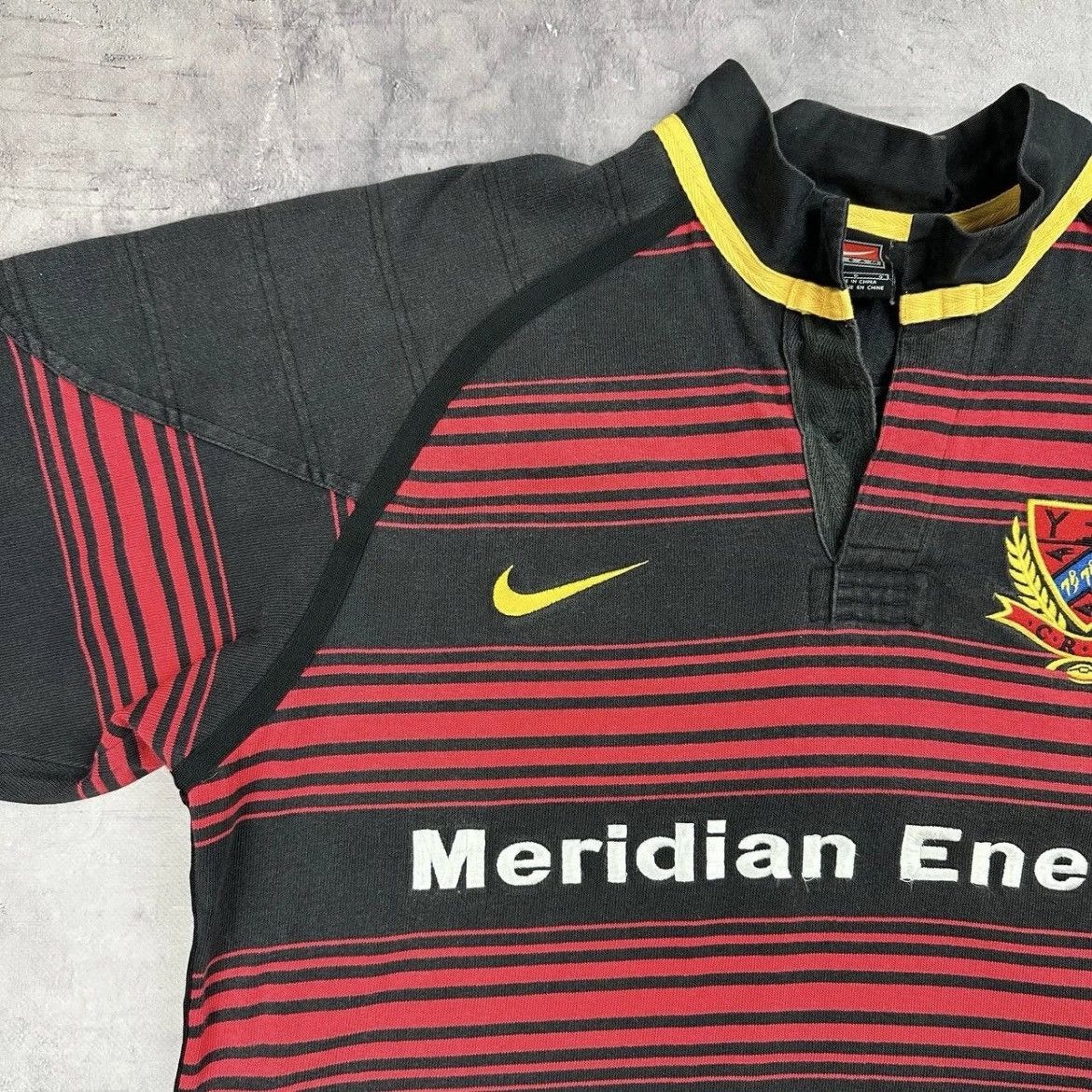 Nike Rare! Nike CRFU Rugby Meridian 90s Shirt Vintage Size US L / EU 52-54 / 3 - 3 Thumbnail