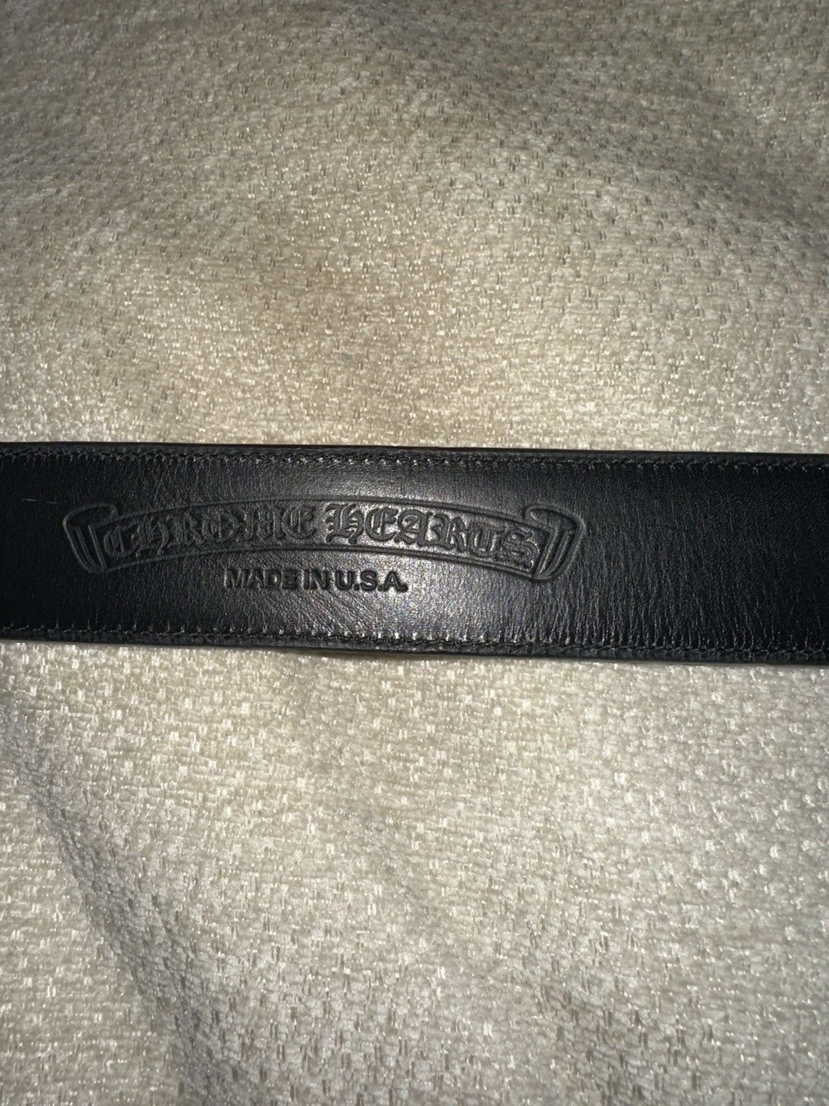 Chrome Hearts Chrome Hearts Leather Belt Size 34 - 4 Thumbnail