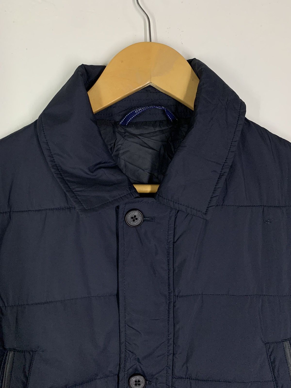 Vintage Crocodile Long Quilted Jacket