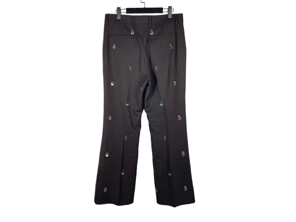 Louis Vuitton Louis Vuitton SS24 Collaboration Embroidered Flared Pants Size US 32 / EU 48 - 2 Thumbnail