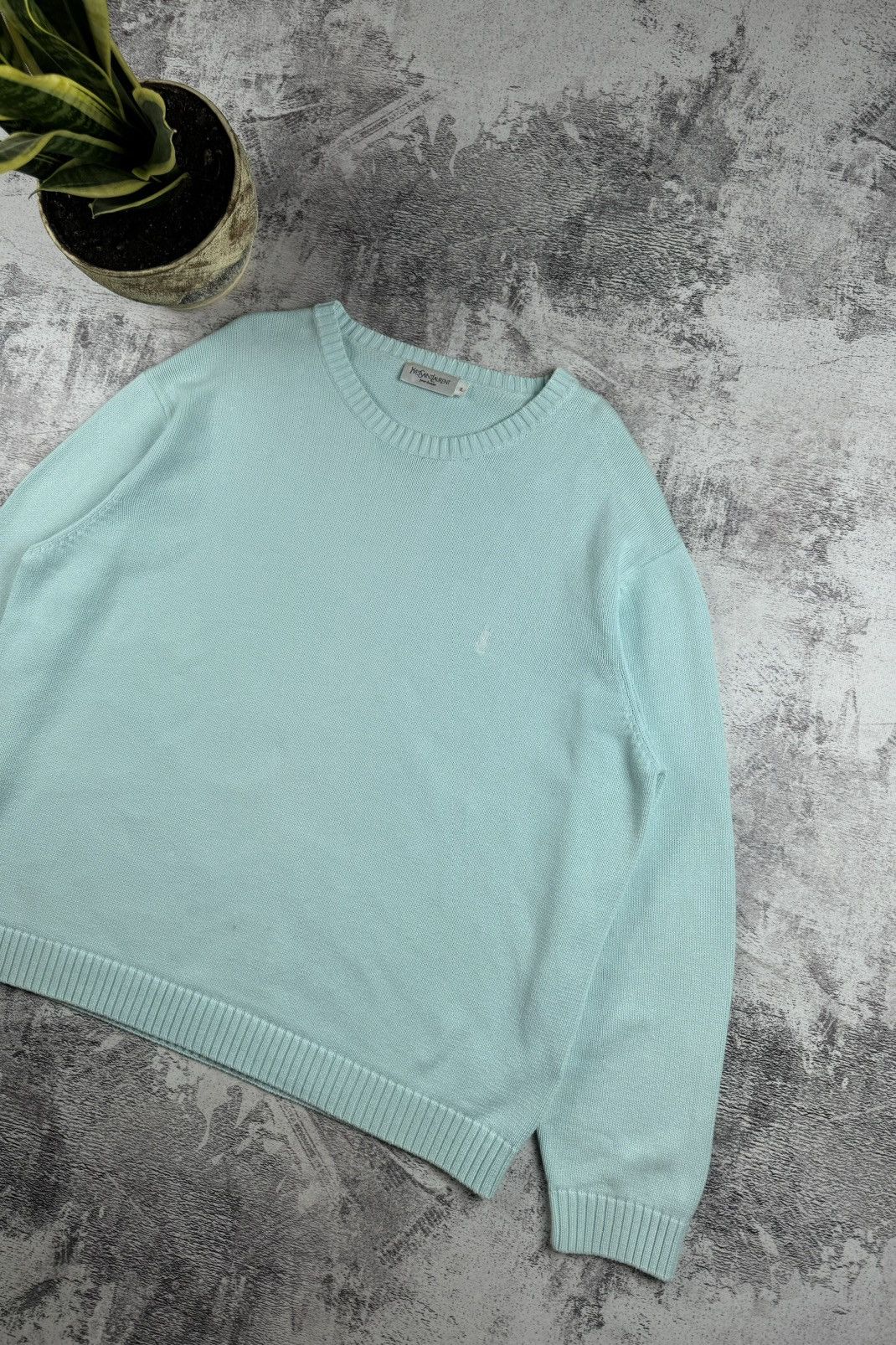 Yves Saint Laurent Vintage 90S Yves Saint Laurent Paris YSL Mint Sweater Size US XL / EU 56 / 4 - 3 Thumbnail