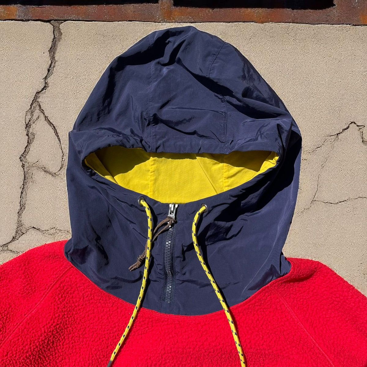 Polo Ralph Lauren Vintage Polo Hi Tech Fleece Balaclava Hoodie Size US XL / EU 56 / 4 - 5 Thumbnail