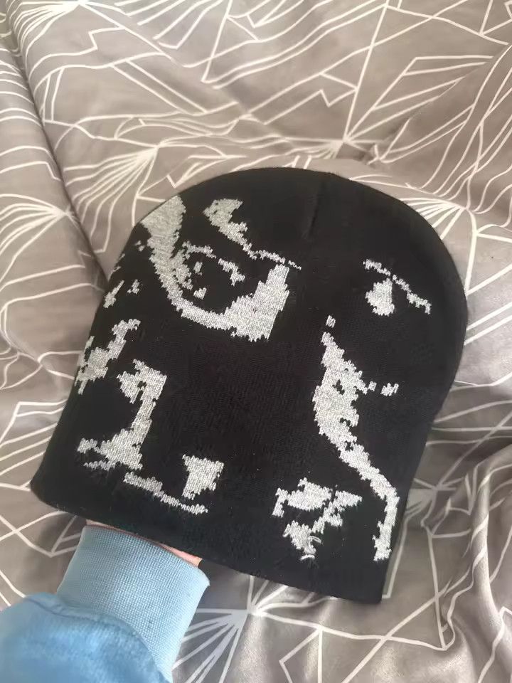 Vintage Beanie Strides Splatter Winter Hat Size ONE SIZE - 2 Thumbnail