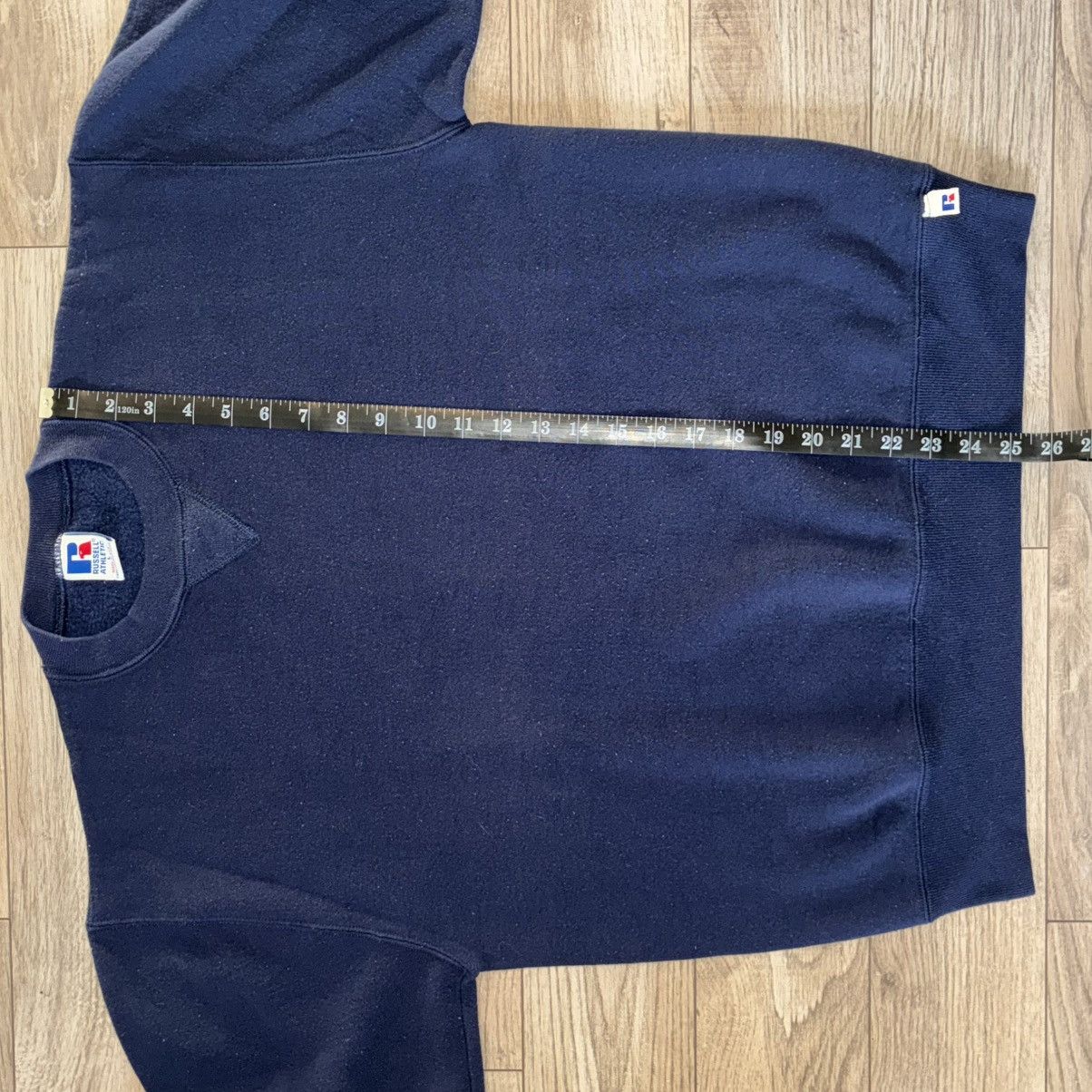 Russell Athletic 90s Russell Athletic navy crewneck sweatshirt Size US L / EU 52-54 / 3 - 5 Thumbnail