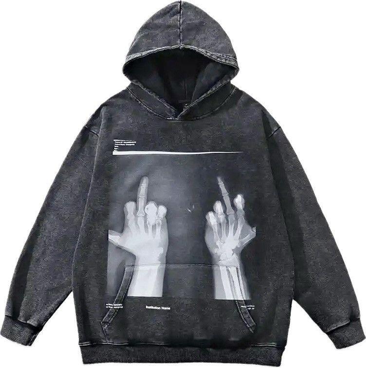Japanese Brand Skeleton Skull Print Oversize Sweatshirt Size US XXL / EU 58 / 5 - 1 Thumbnail