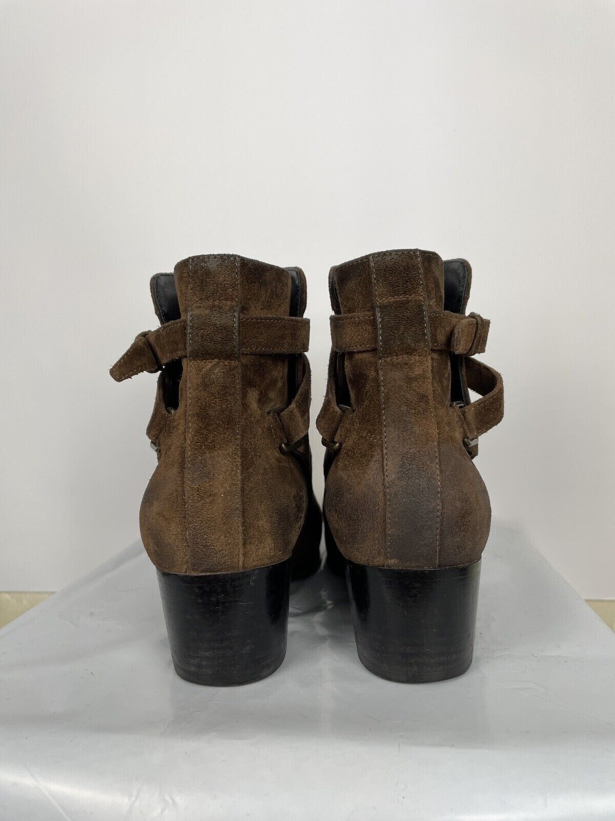 Saint Laurent Paris Saint Laurent Women's Brown Suede Blake Jodhpur Ankle Boots Size US 8.5 / IT 38.5 - 4 Thumbnail