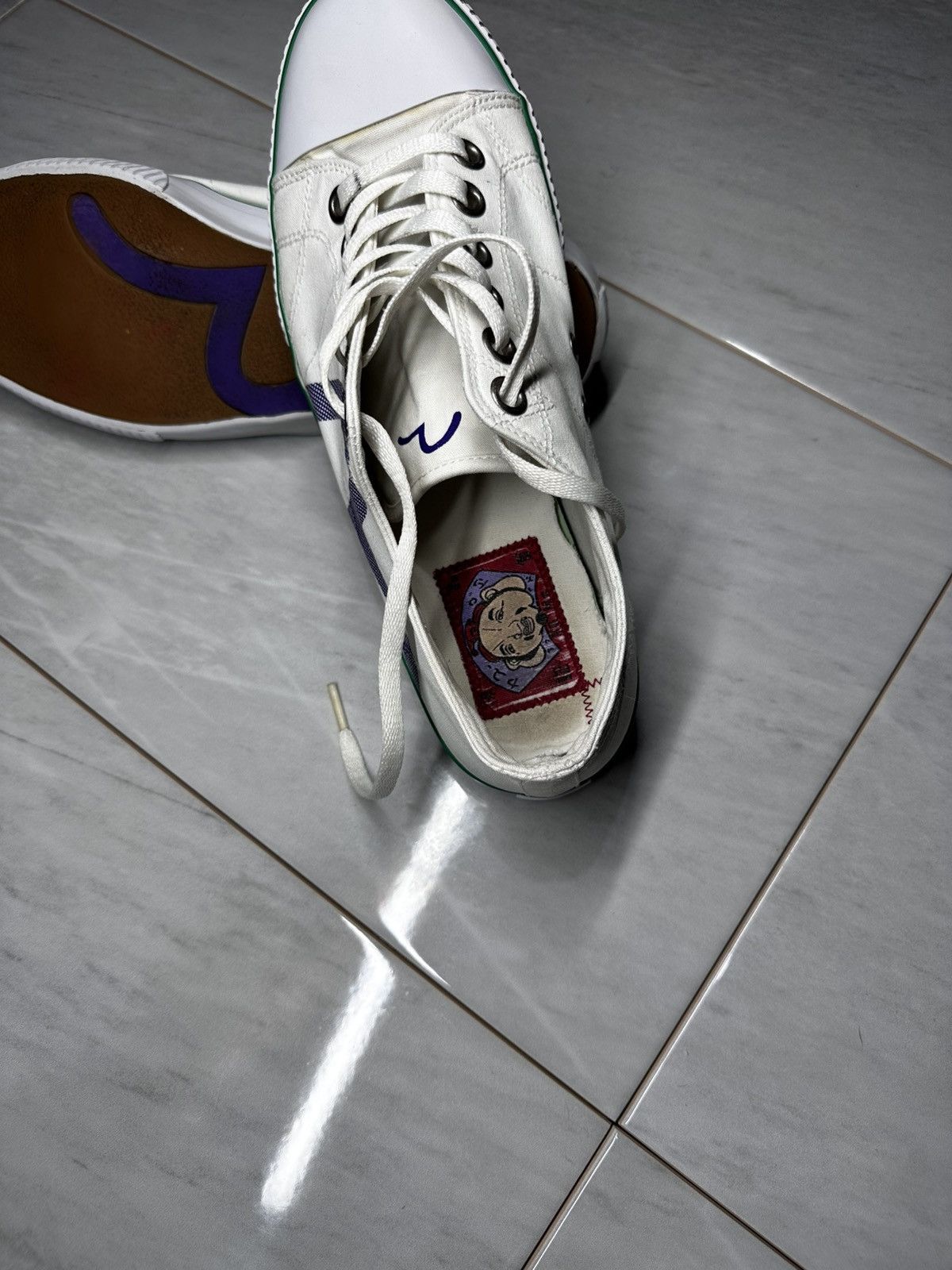 Evisu EVISU Canvas Sneakers Size 44 EU / US 10 Size US 10.5 / EU 43-44 - 5 Thumbnail