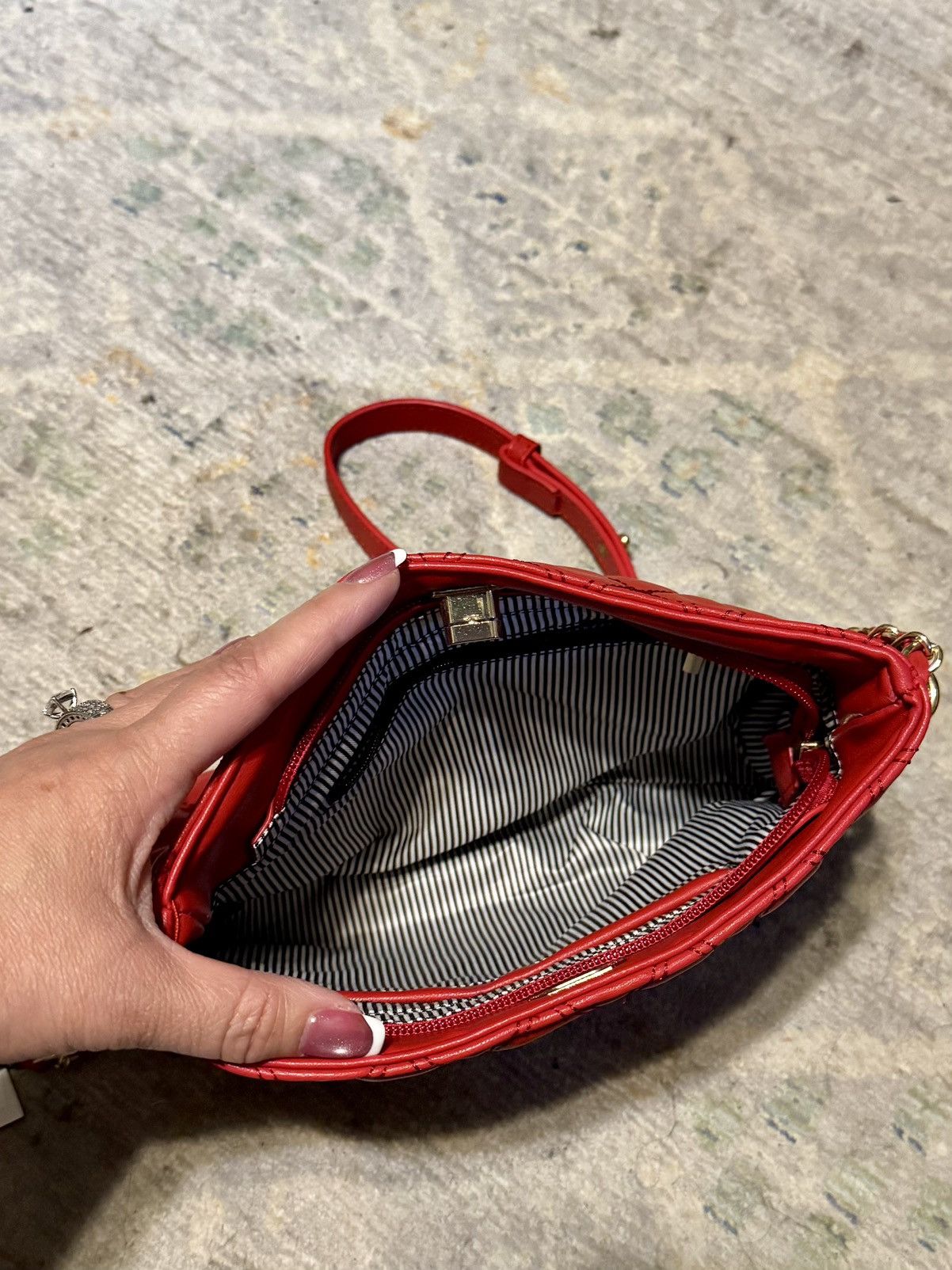 Other Emperia Red Quilted Leather Crossbody Size ONE SIZE - 5 Thumbnail