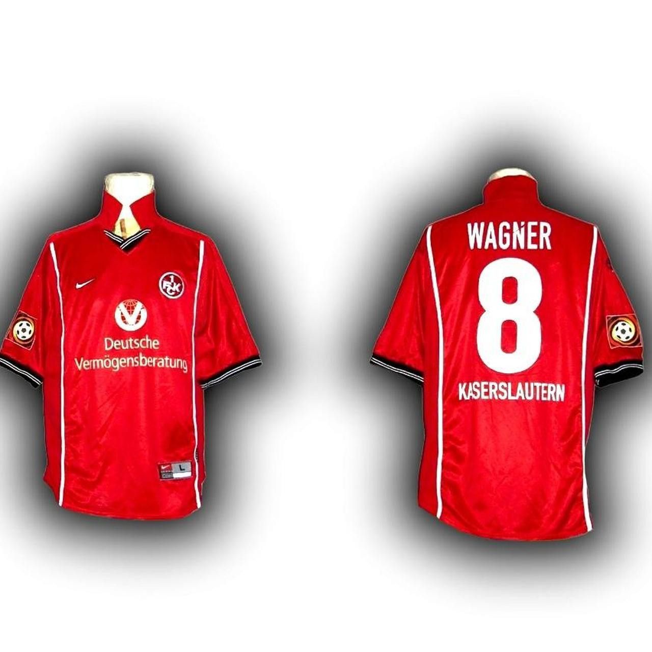 Nike 1.Fc Kaiserslautern Germany 1999 2000 Home Shirt Jersey Size US L / EU 52-54 / 3 - 1 Thumbnail