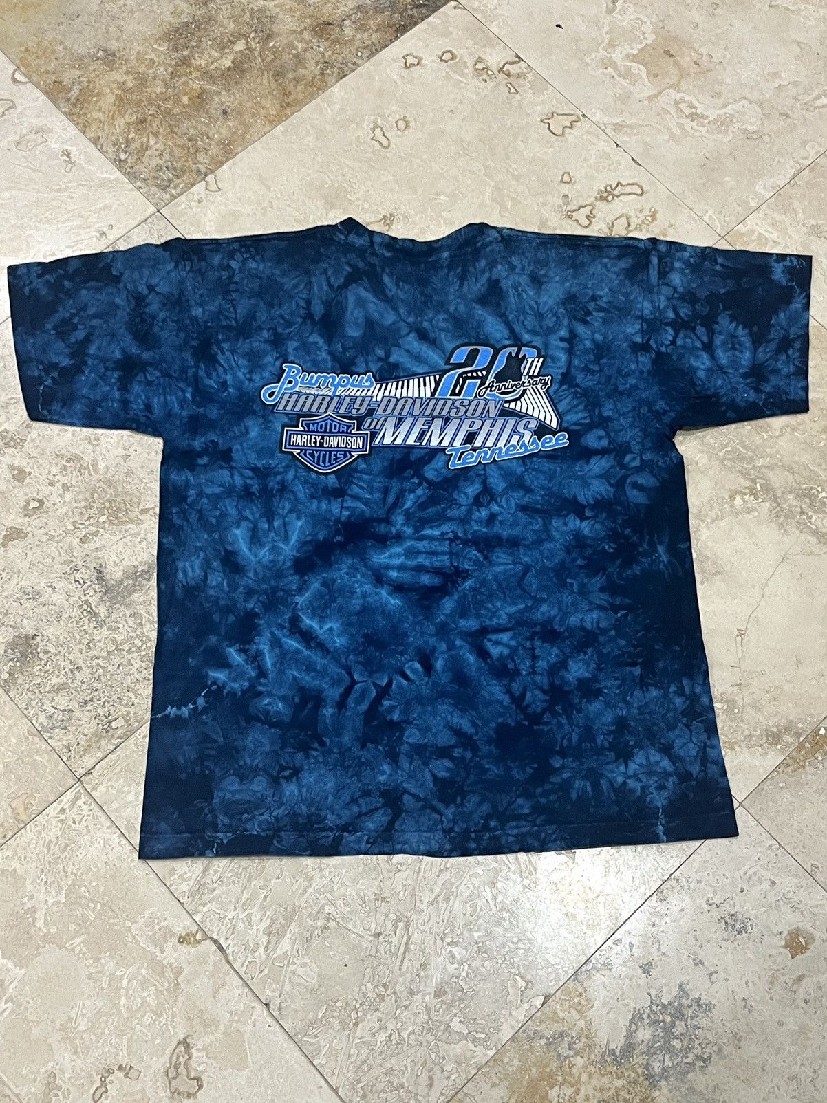 Harley Davidson Y2K Tribal Harley Davidson Tie Dye Tee Size US M / EU 48-50 / 2 - 3 Thumbnail
