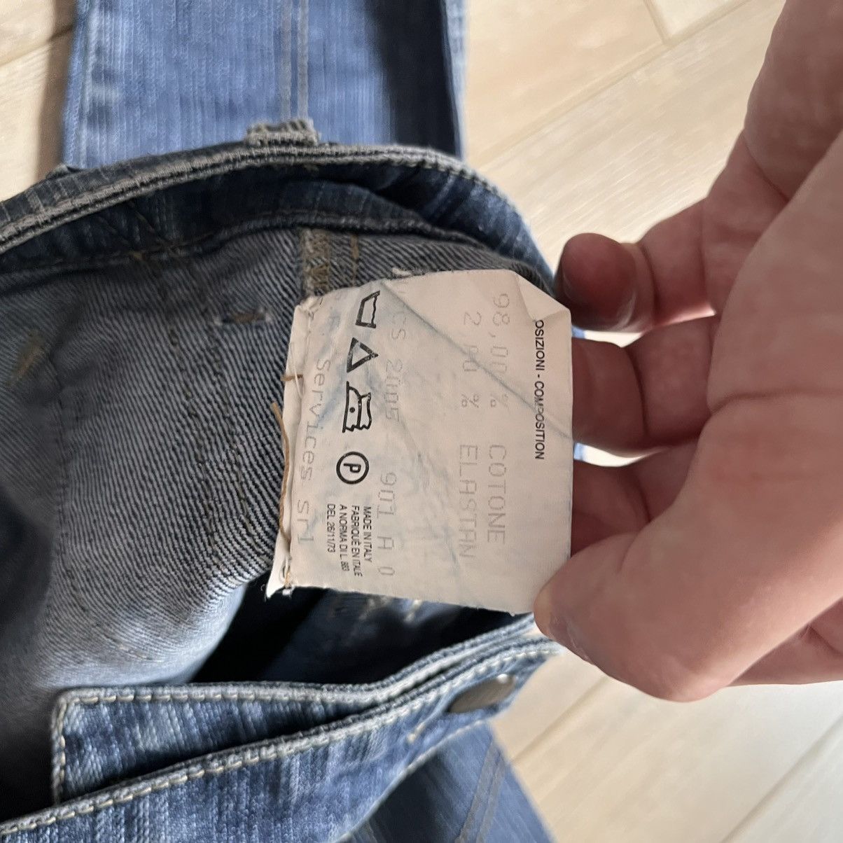Stella McCartney Stella McCartney Pre SS06 Archive Biker Denim Jeans Size 27" / US 4 / IT 40 - 6 Thumbnail