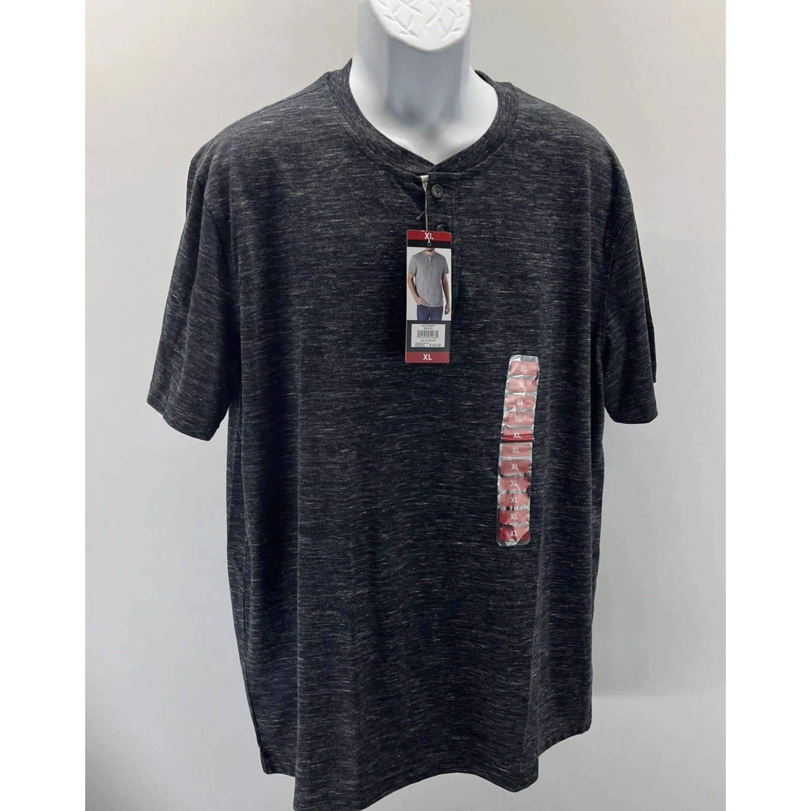 Lee NWT LEE Premium Mens XL Black Comfort Henley T-Shirt Size US XL / EU 56 / 4 - 1 Thumbnail