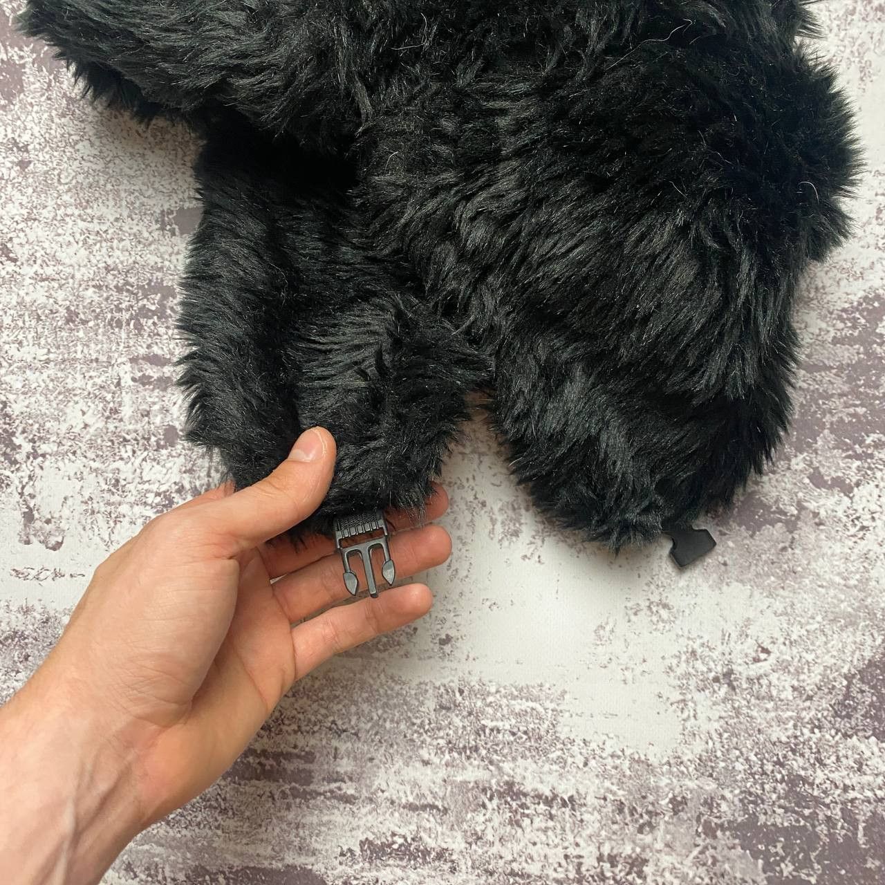 Japanese Brand Ushanka Trapper Hat Furry Mohair Fuzzy Fur Hat Y2K 90s rare Size ONE SIZE - 2 Thumbnail