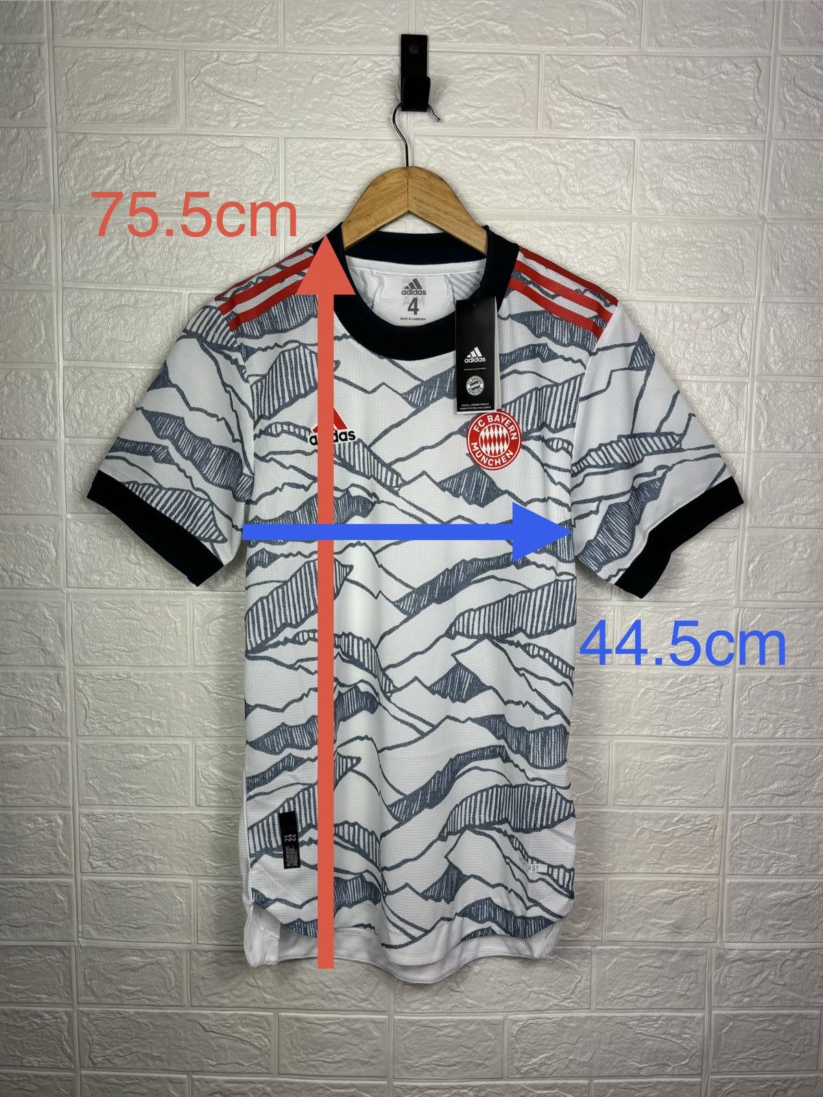 Adidas Bayern Munich 2021-2022 Away Player Issue Soccer Jersey Size US M / EU 48-50 / 2 - 2 Thumbnail
