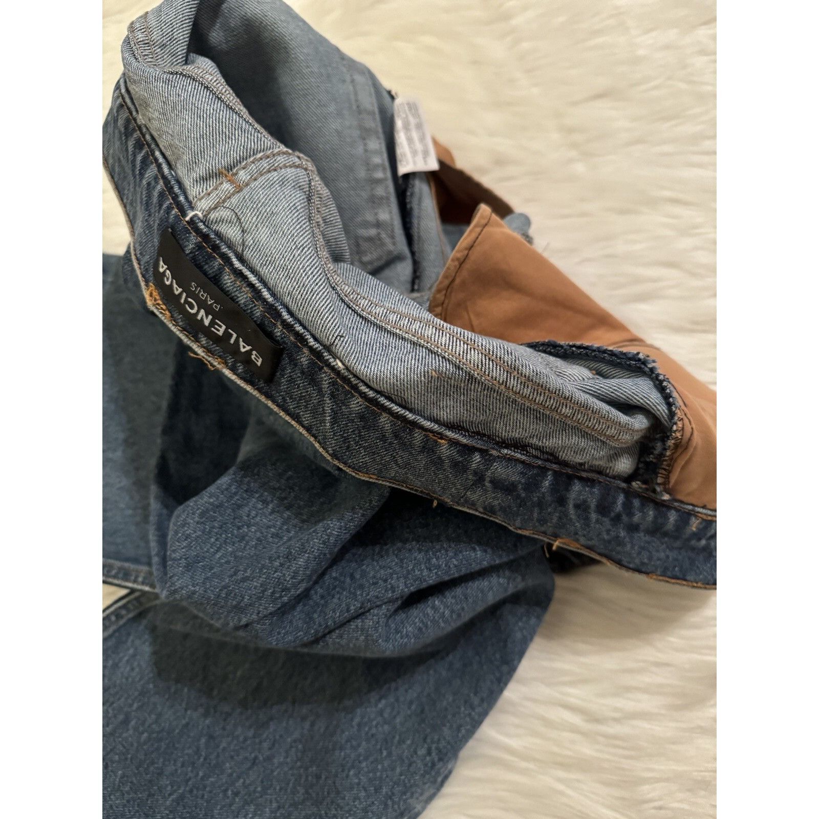Balenciaga Balenciaga Slim Fit Denim Jeans Indigo Blue 32 Size US 32 / EU 48 - 5 Thumbnail