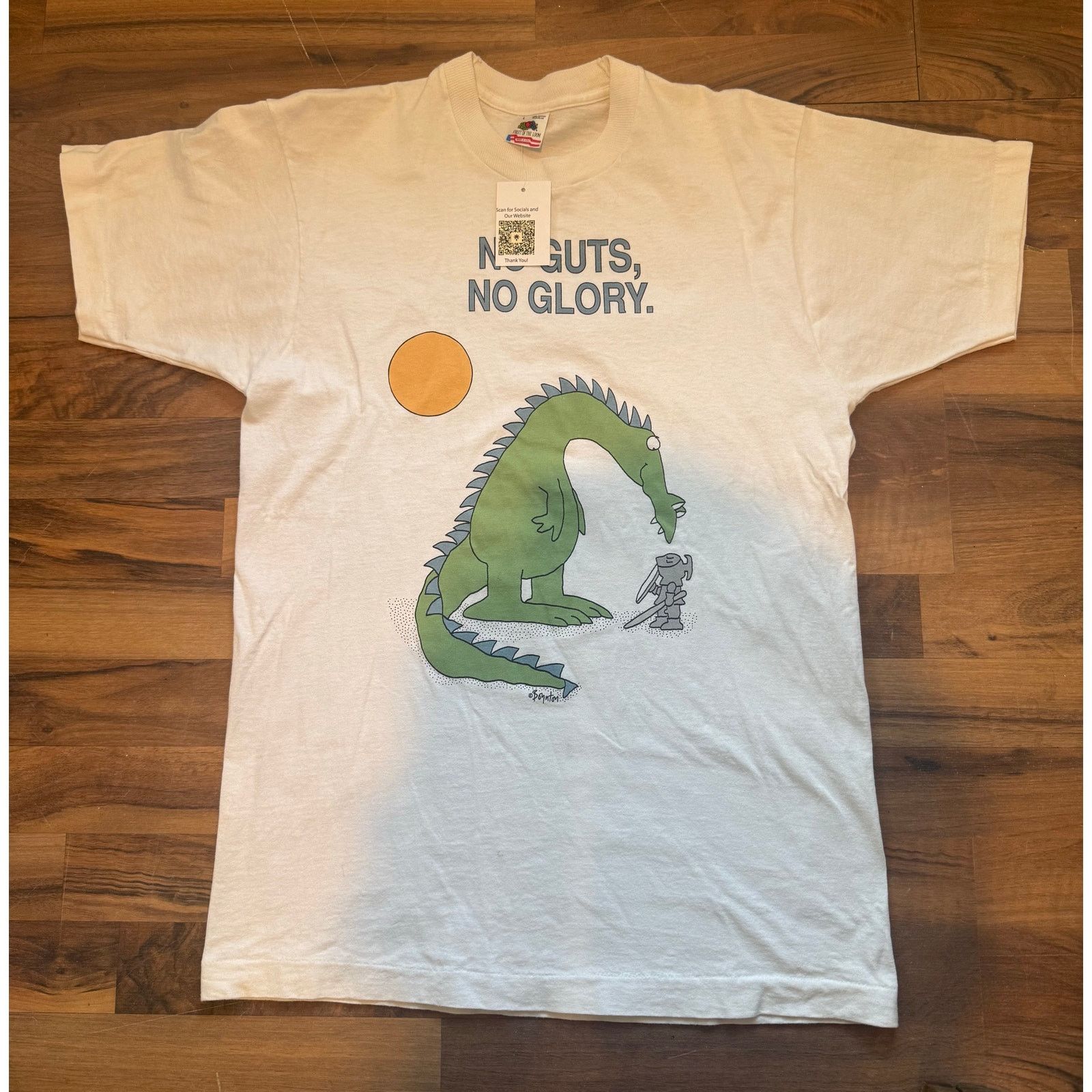 Fruit Of The Loom No Guts No Glory Single Stitch Size Large Size US L / EU 52-54 / 3 - 1 Thumbnail