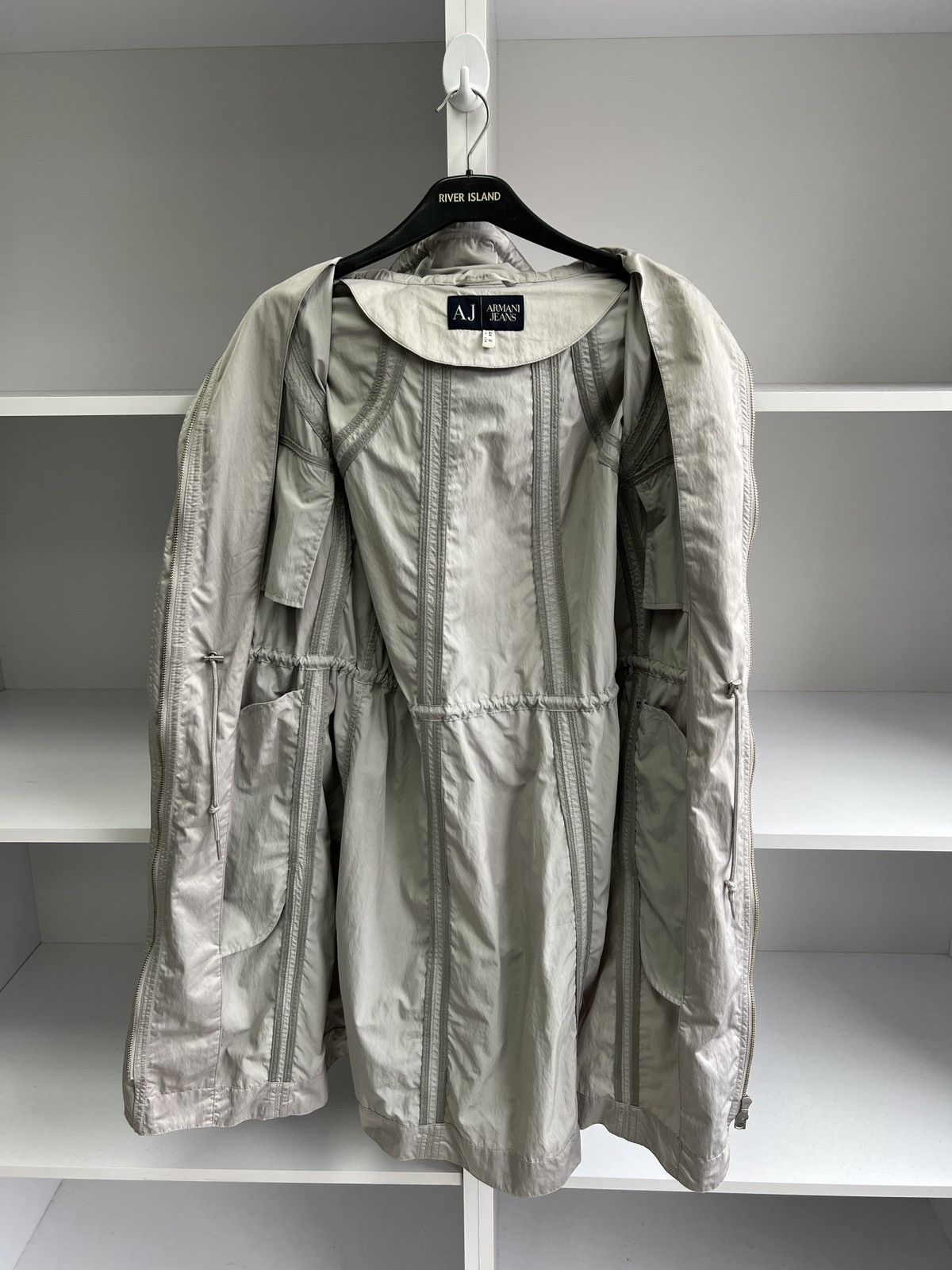 Armani × Designer × Vintage Vintage Armani Jeans Women’s Luxury Coat Jacket Size M / US 6-8 / IT 42-44 - 10 Thumbnail