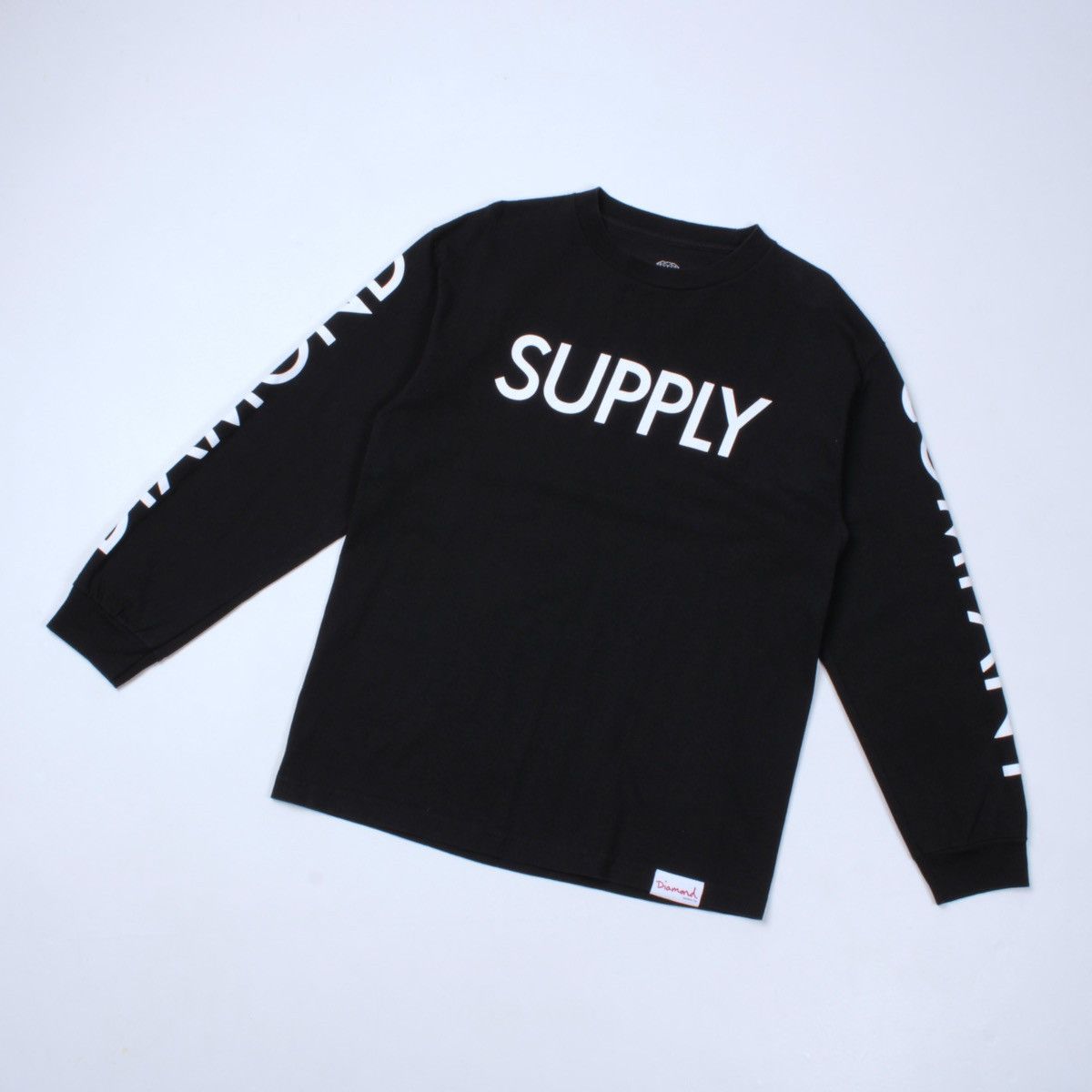 Diamond Supply Co. DIAMOND Supply Company Printed Black Long Sleeve T-Shirt Size US M / EU 48-50 / 2 - 9 Thumbnail