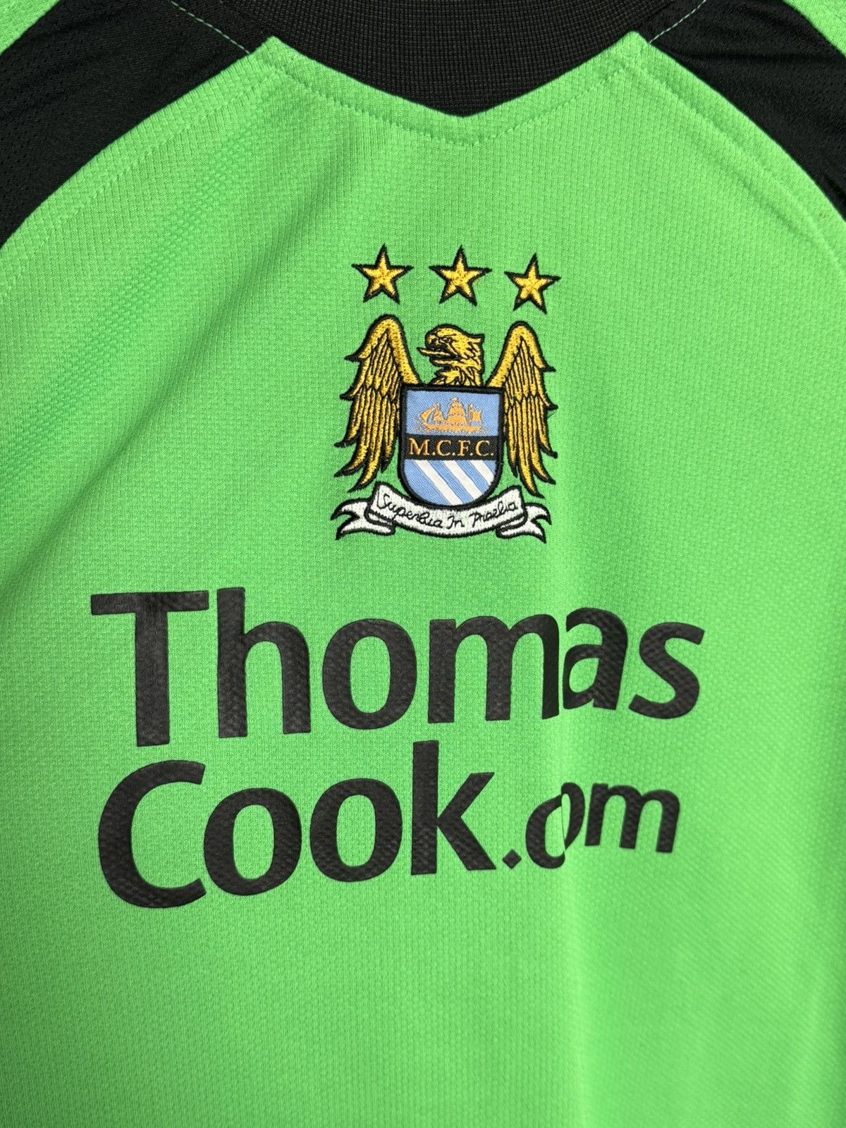 Le Coq Sportif Manchester City 08/09 Goalkeeper Football Long Sleeve Jersey Size US S / EU 44-46 / 1 - 3 Thumbnail
