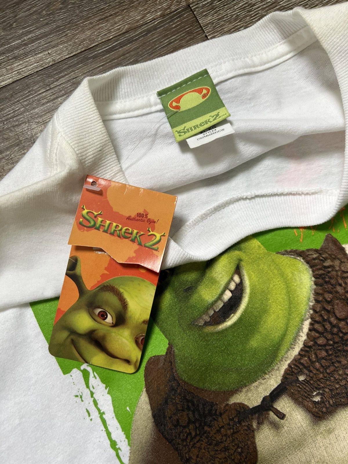 Vintage Shrek 2 Promo Shirt Size US XL / EU 56 / 4 - 3 Thumbnail