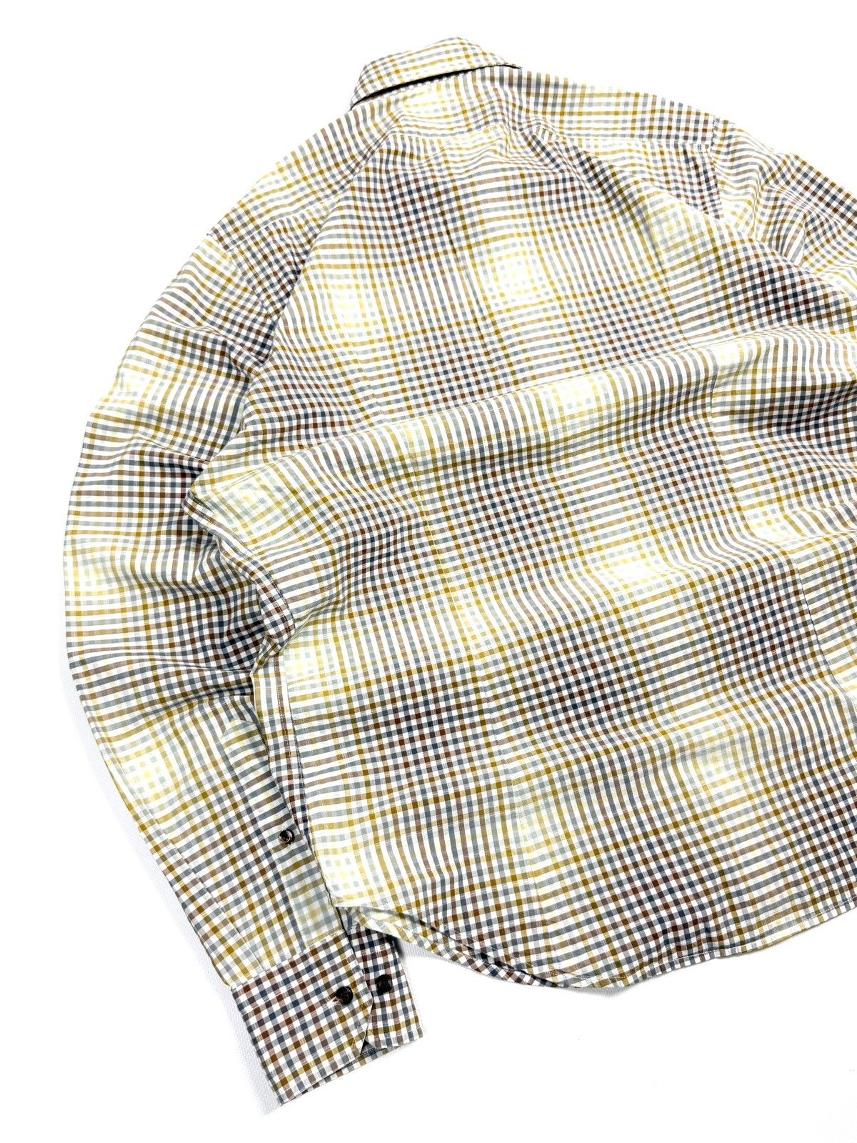 Etro Etro Vintage Plaid Button-Up Shirt Cotton Italy L Luxyry Size US L / EU 52-54 / 3 - 11 Thumbnail