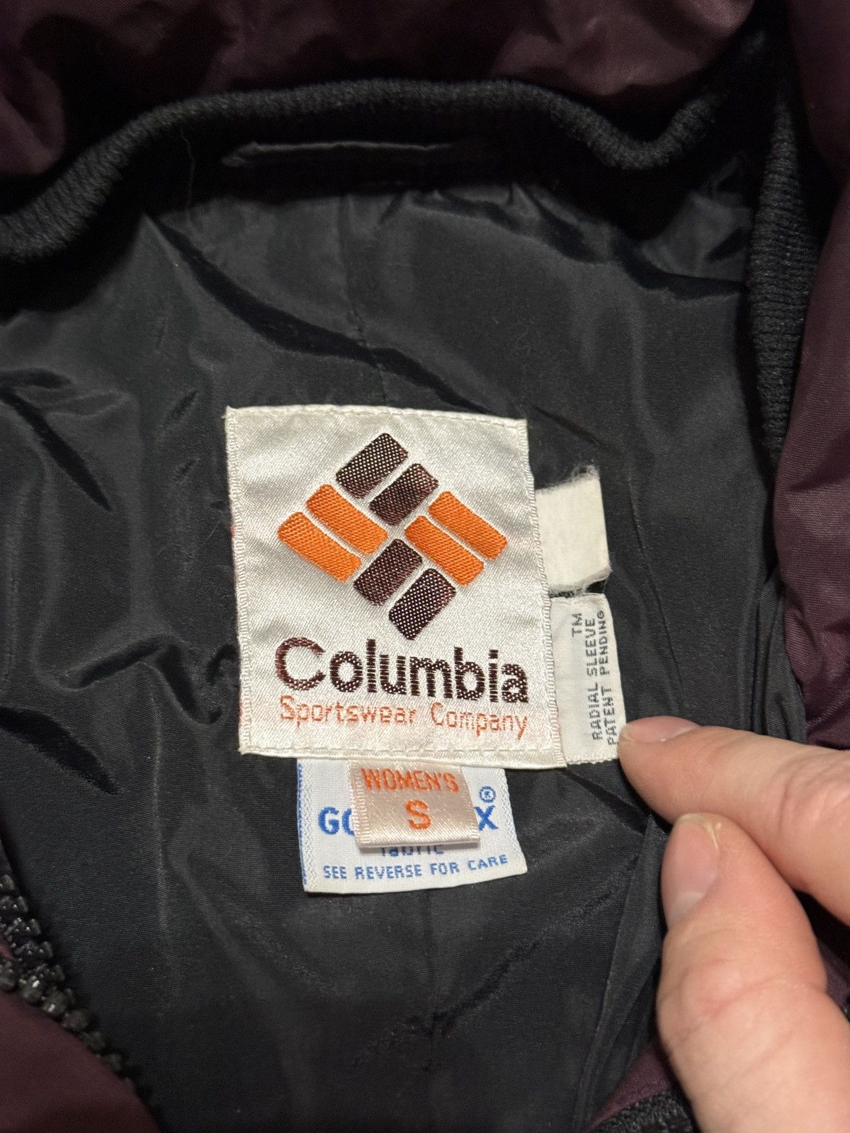 Columbia Vintage 90s Columbia Goretex Small Purple Parka Jacket Size S / US 4 / IT 40 - 3 Thumbnail
