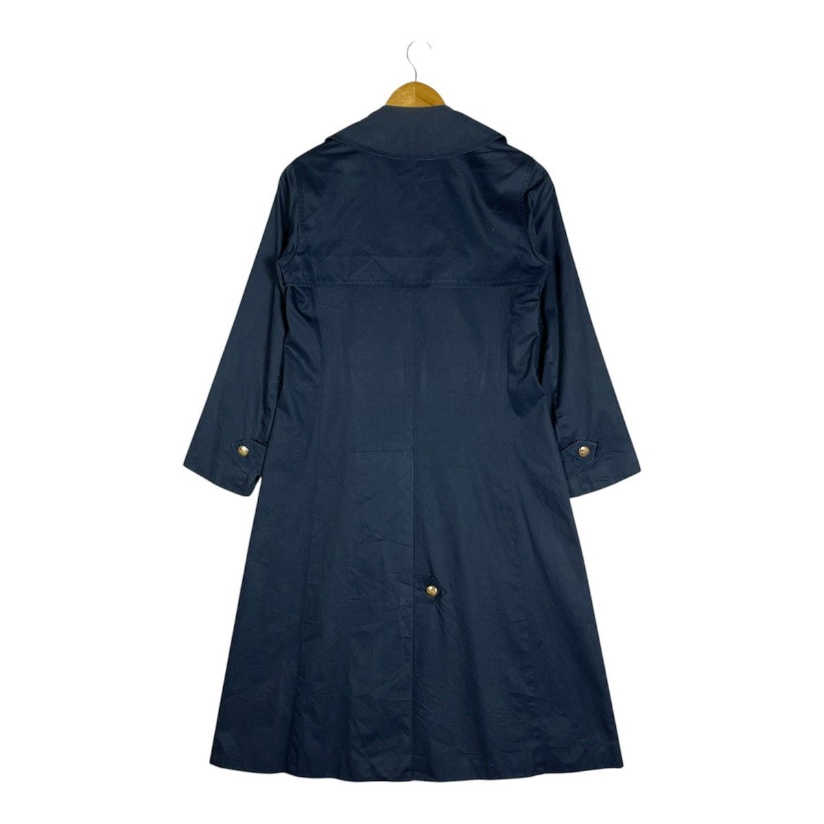Celine 70S CELINE PARIS CARRIAGE LOGO TRENCH COAT WITH GOLD BUTTONS Size S / US 4 / IT 40 - 2 Thumbnail