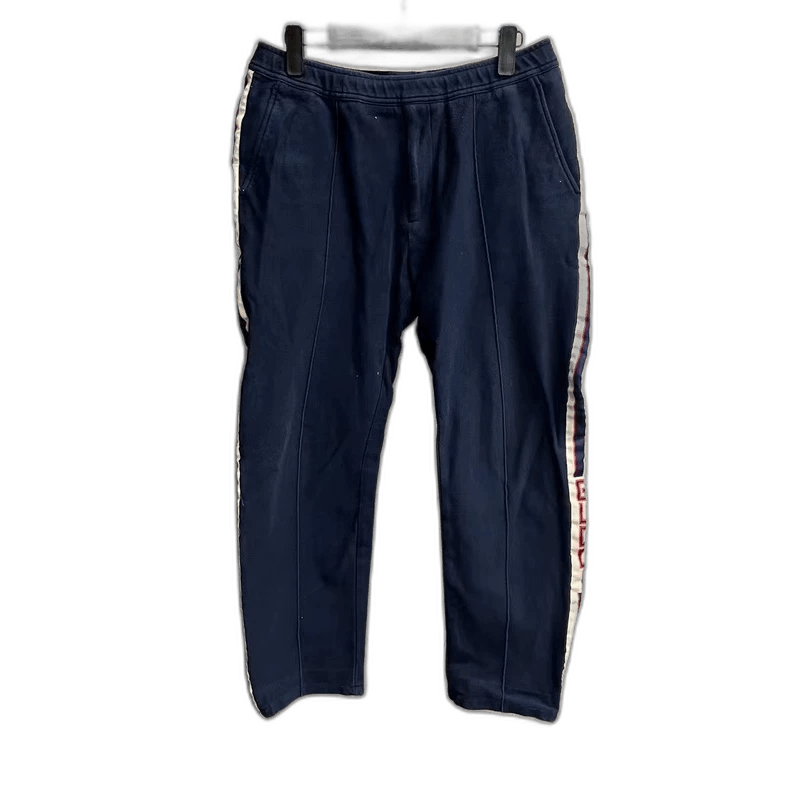 Gucci Gucci Dark Blue Striped Knit Jogger Pants Size US 44 / EU 60 - 1 Thumbnail