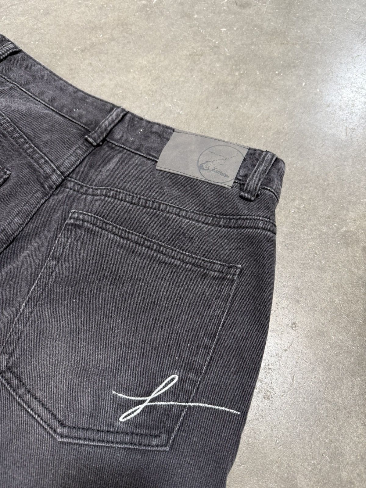 Other Fashon Garments Black Faded Denim Size US 30 / EU 46 - 4 Thumbnail