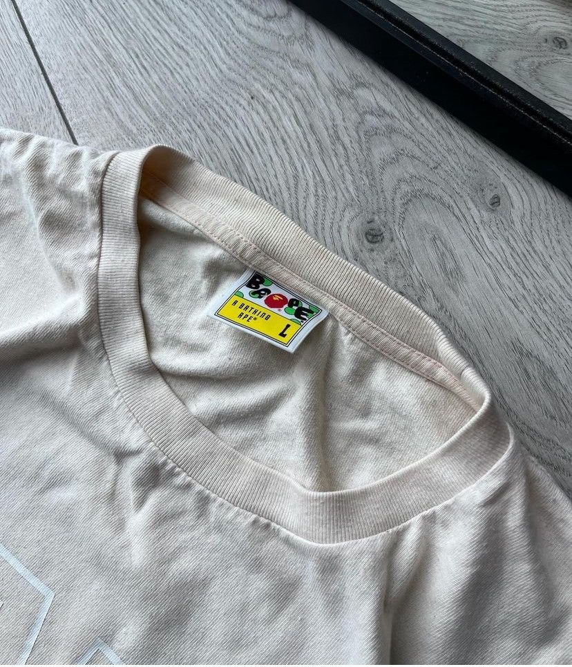 Bape Bape Spellout Logo Boxy T-shirt Size US L / EU 52-54 / 3 - 2 Thumbnail