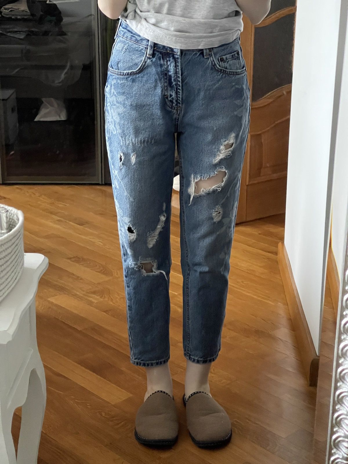 Benetton Benetton ripped jeans Size 25" / US 0 / IT 36 - 1 Thumbnail
