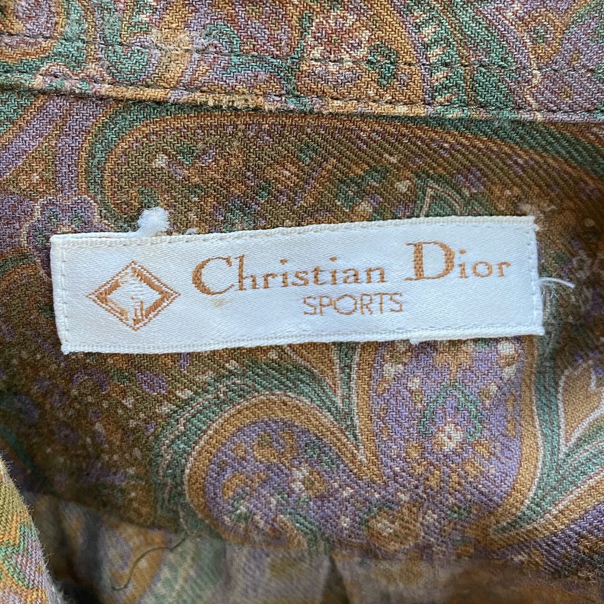 Christian Dior Monsieur Vintage Christian Dior Paisley Shirt Button Christian Dior Size US M / EU 48-50 / 2 - 11 Thumbnail