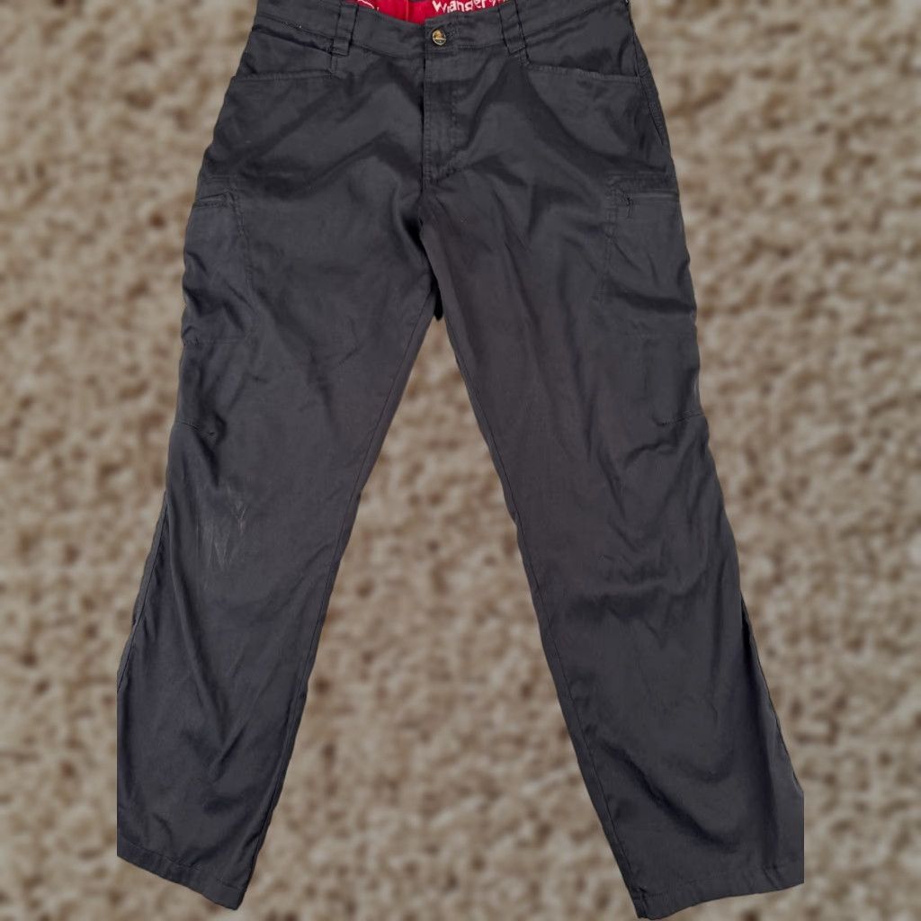 Wrangler Wrangler Pants Men 36x32 Black Nylon Cargo Hiking Straight Leg Outdoor American Mens Size US 36 / EU 52 - 1 Thumbnail