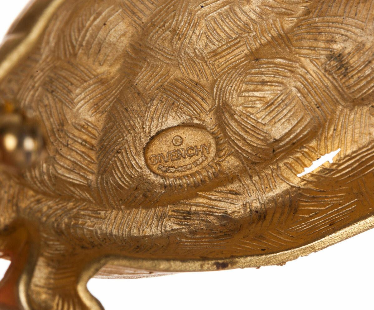 Givenchy Givenchy Gold Tone Turtle Pin Size ONE SIZE - 6 Thumbnail