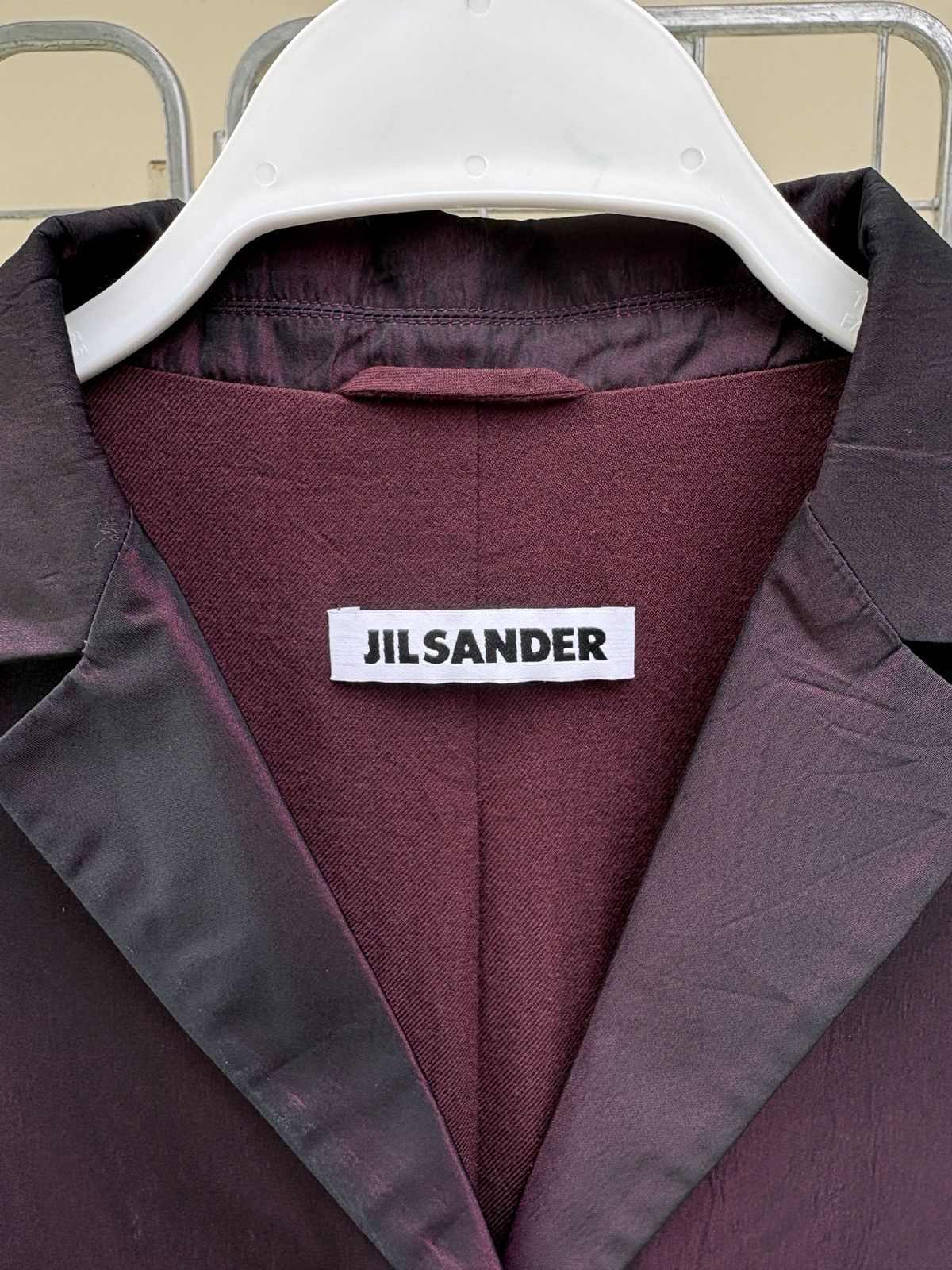Jil Sander JILSANDER red maroon coat Size S / US 4 / IT 40 - 3 Thumbnail