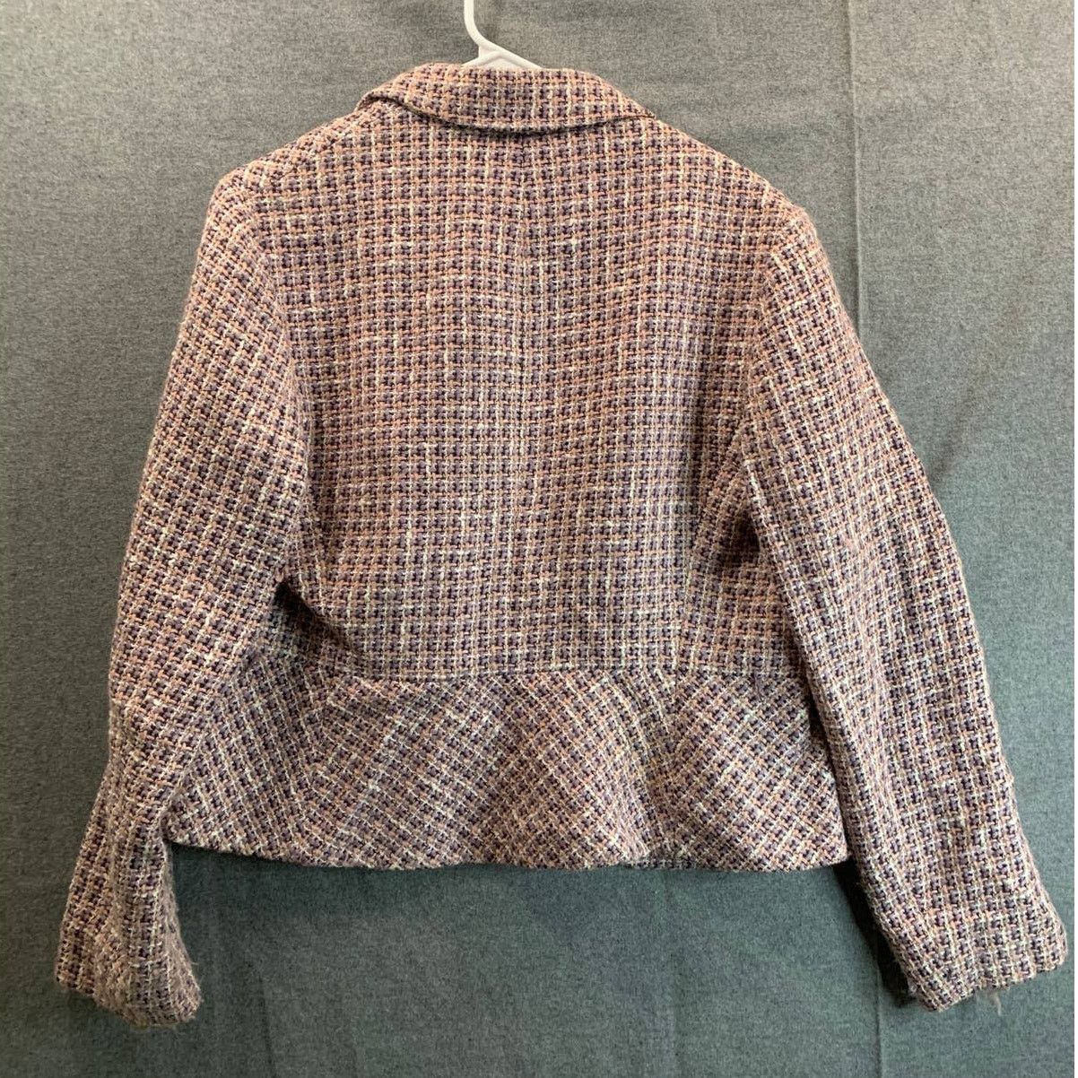 Nine West Nine West Tweed Pattern Womens Size 10 Pink Top Blazer Size L / US 10 / IT 46 - 2 Thumbnail